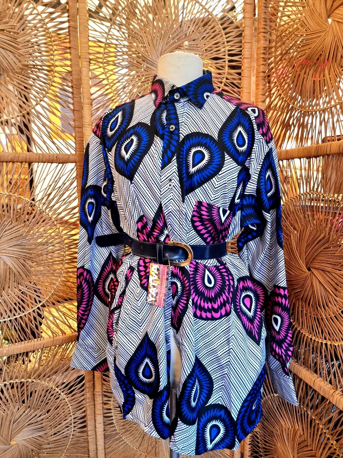 African Shirt Dress