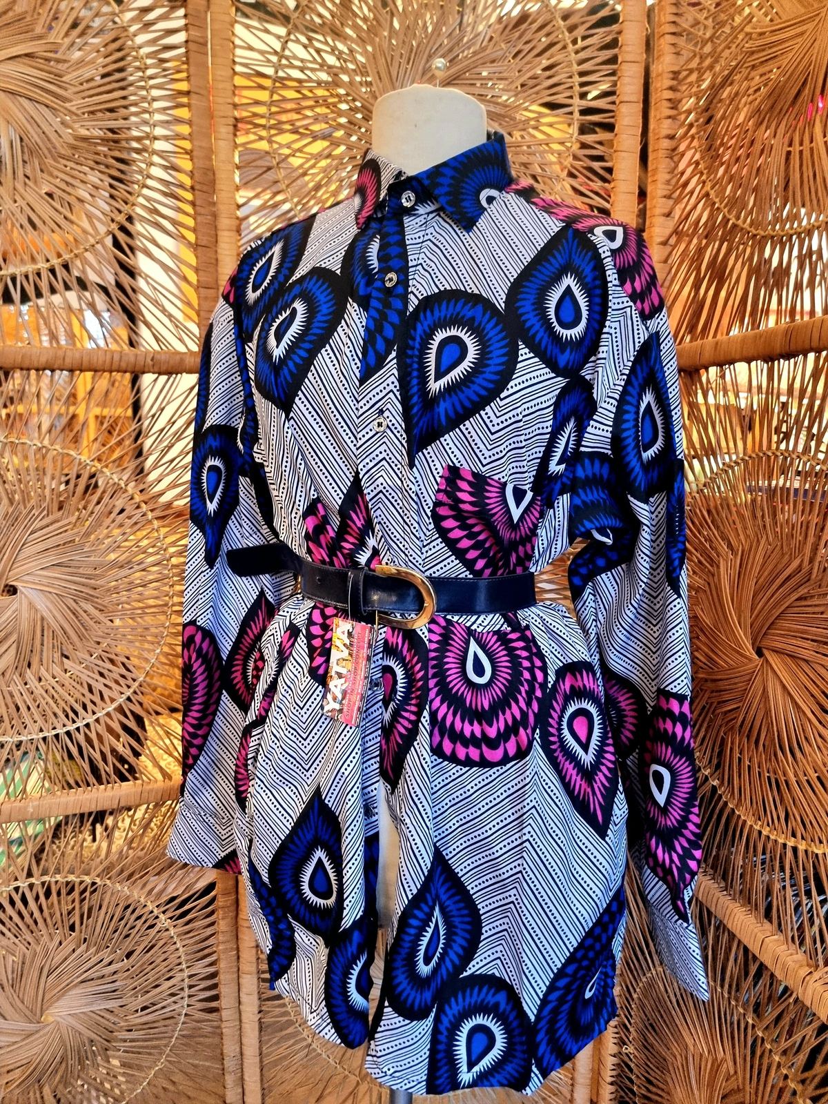 African Shirt Dress