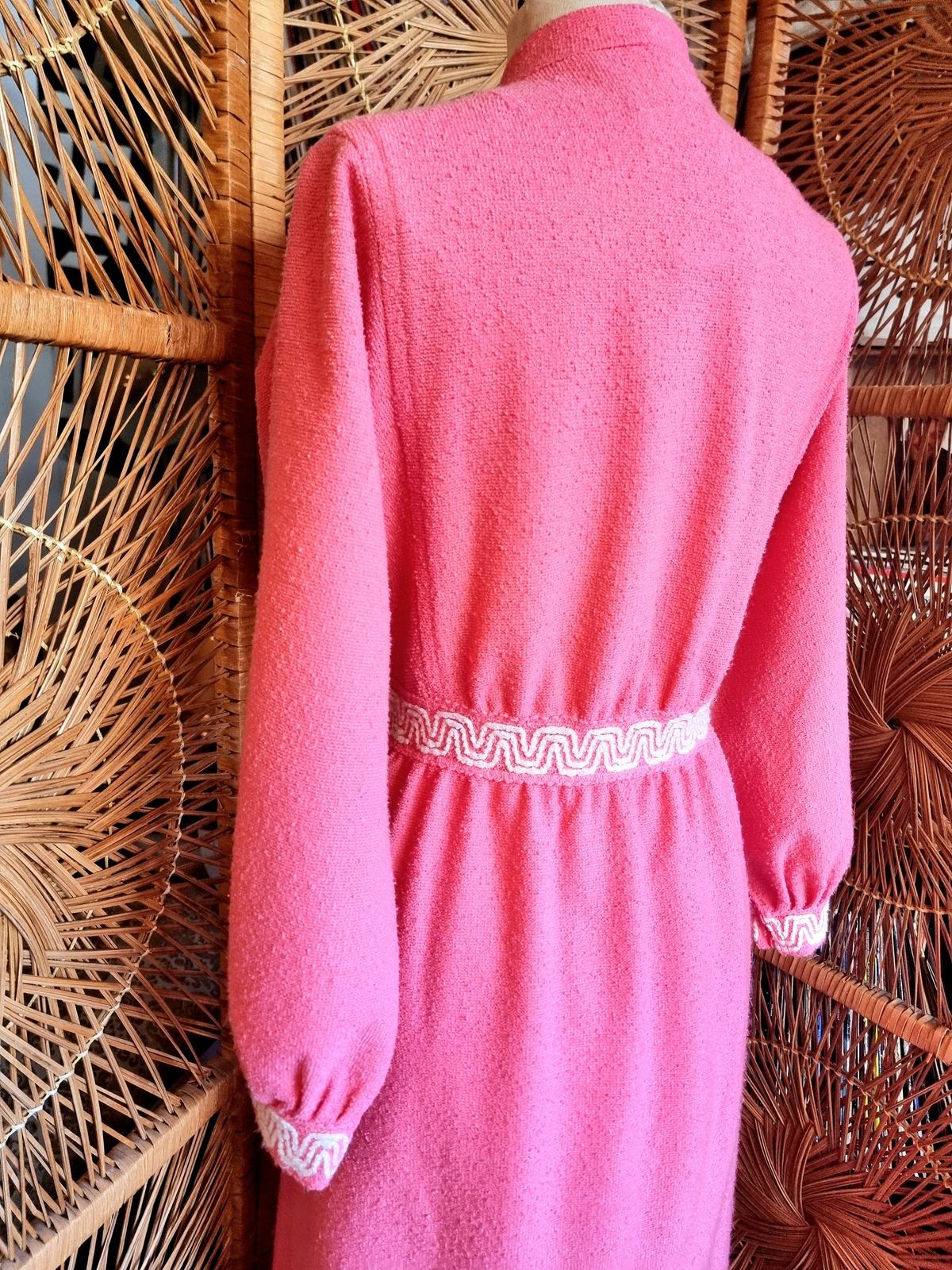 Vintage 70's Hanro Towel Robe Dressing Coat