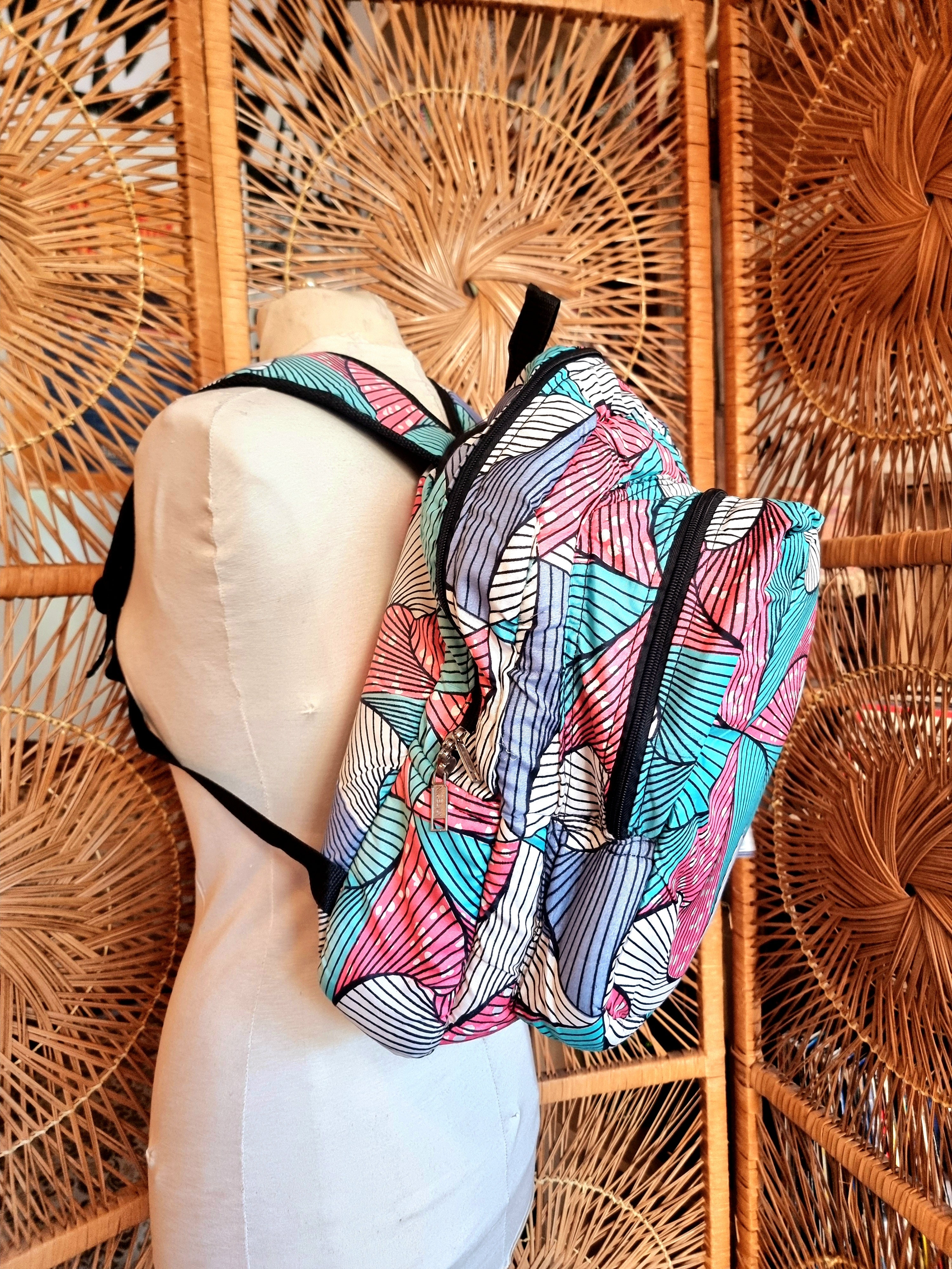 Brand New Ankara Vilsco Fabric Backpack