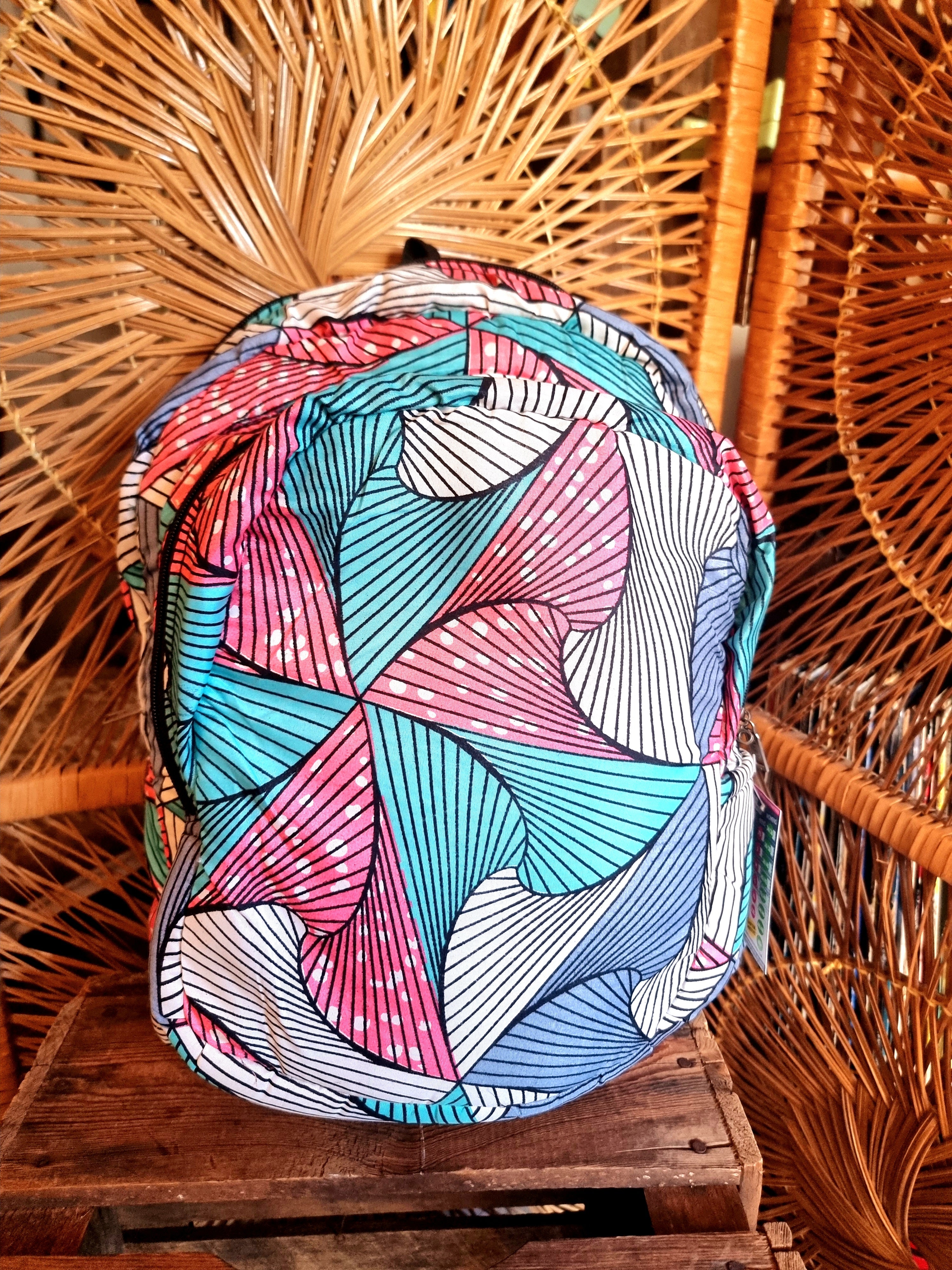 Brand New Ankara Vilsco Fabric Backpack