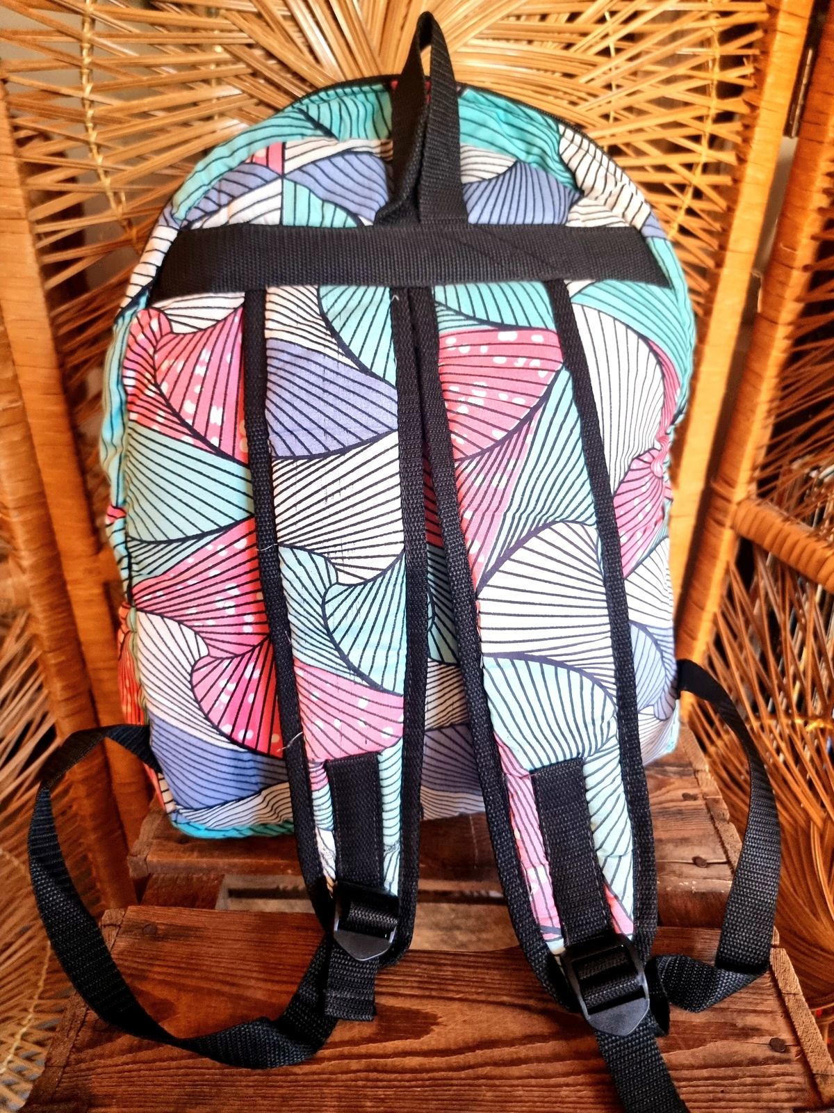Brand New Ankara Vilsco Fabric Backpack
