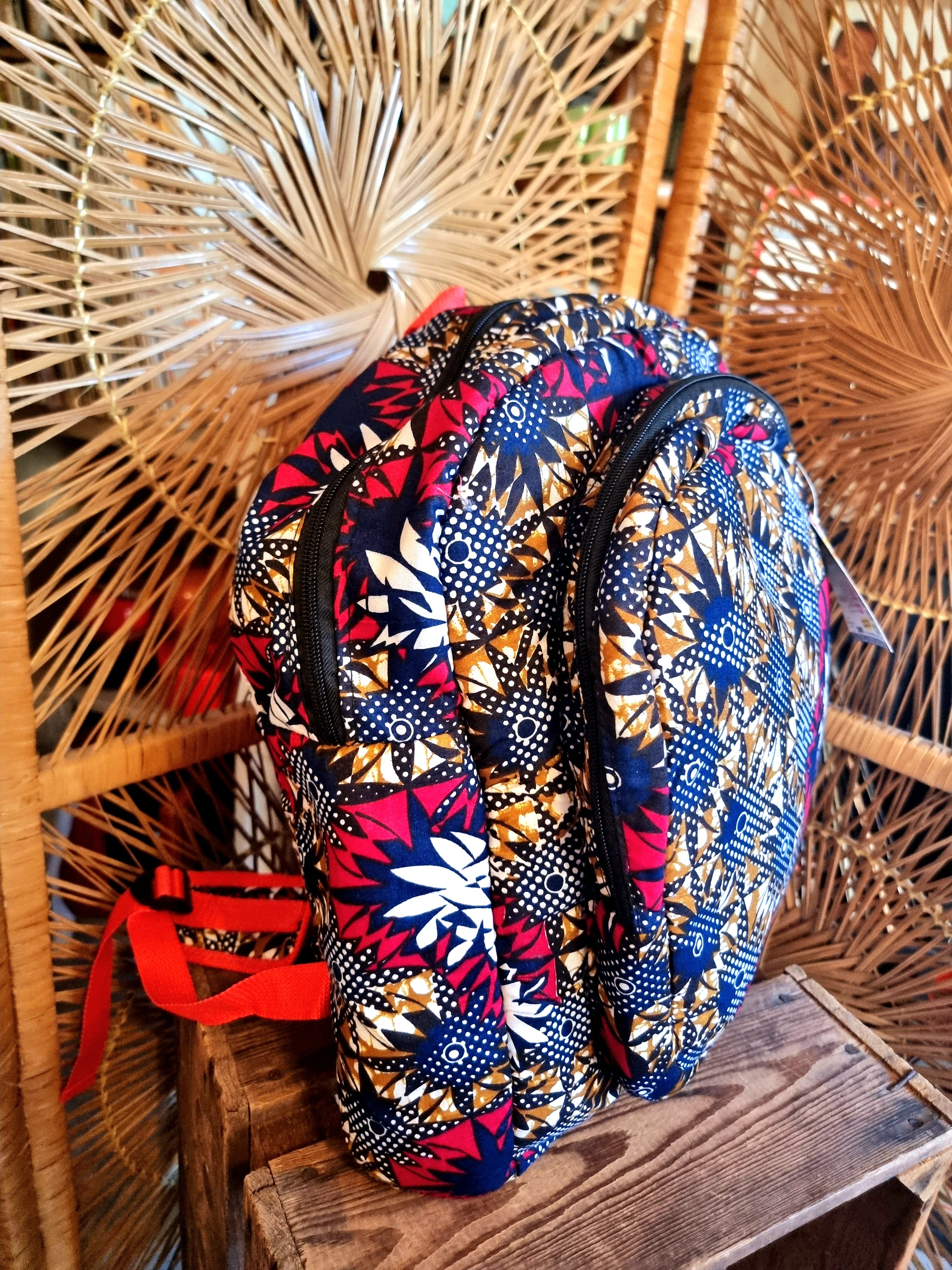 Brand New Ankara Vilsco Fabric Backpack