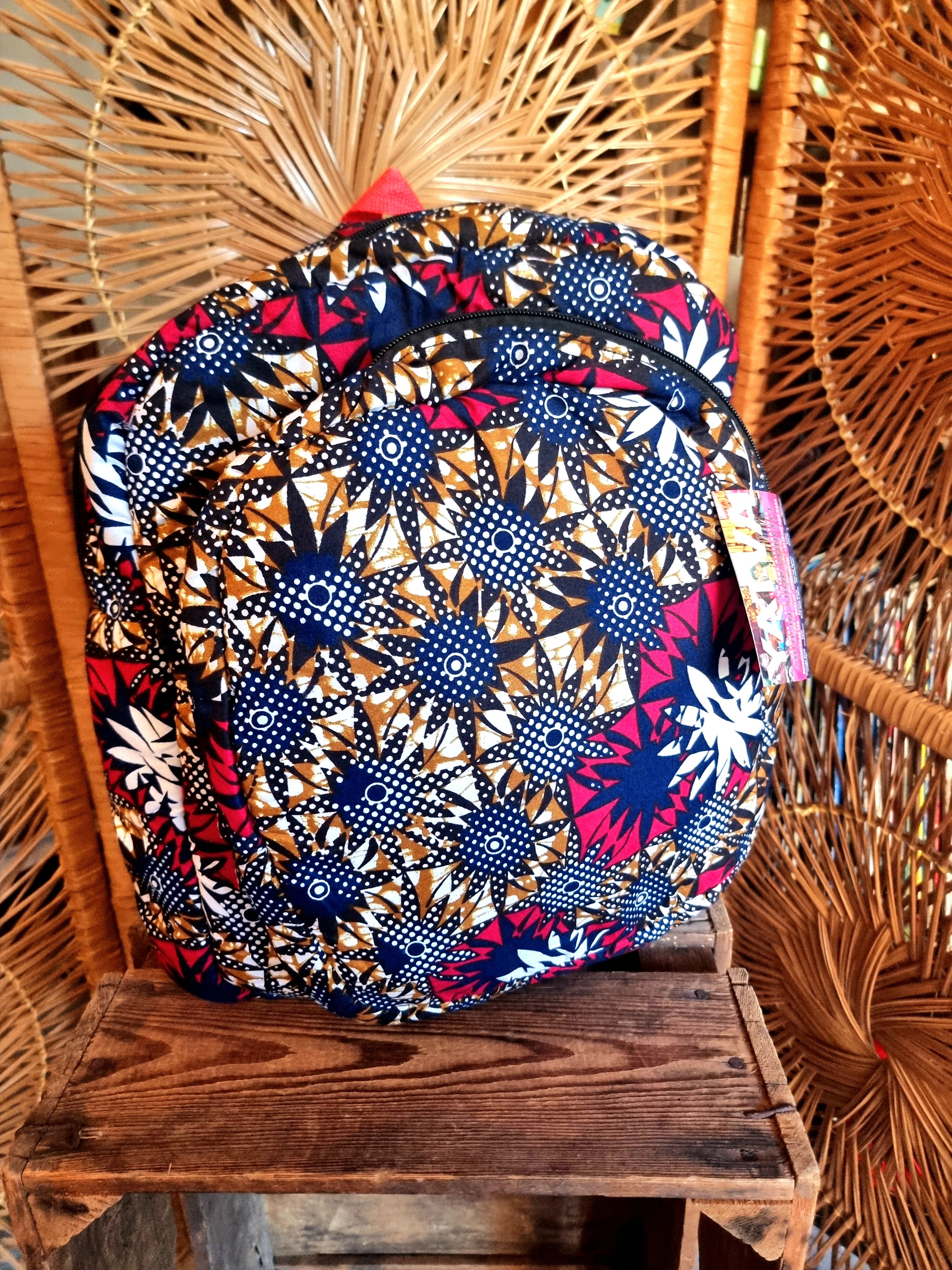 Brand New Ankara Vilsco Fabric Backpack