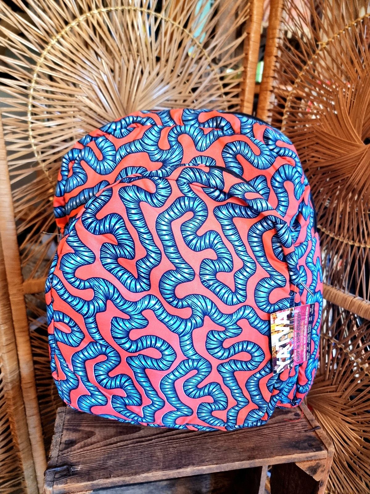 Brand New Ankara Vilsco Fabric Backpack