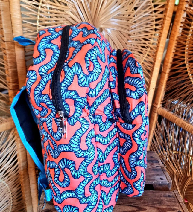 Brand New Ankara Vilsco Fabric Backpack