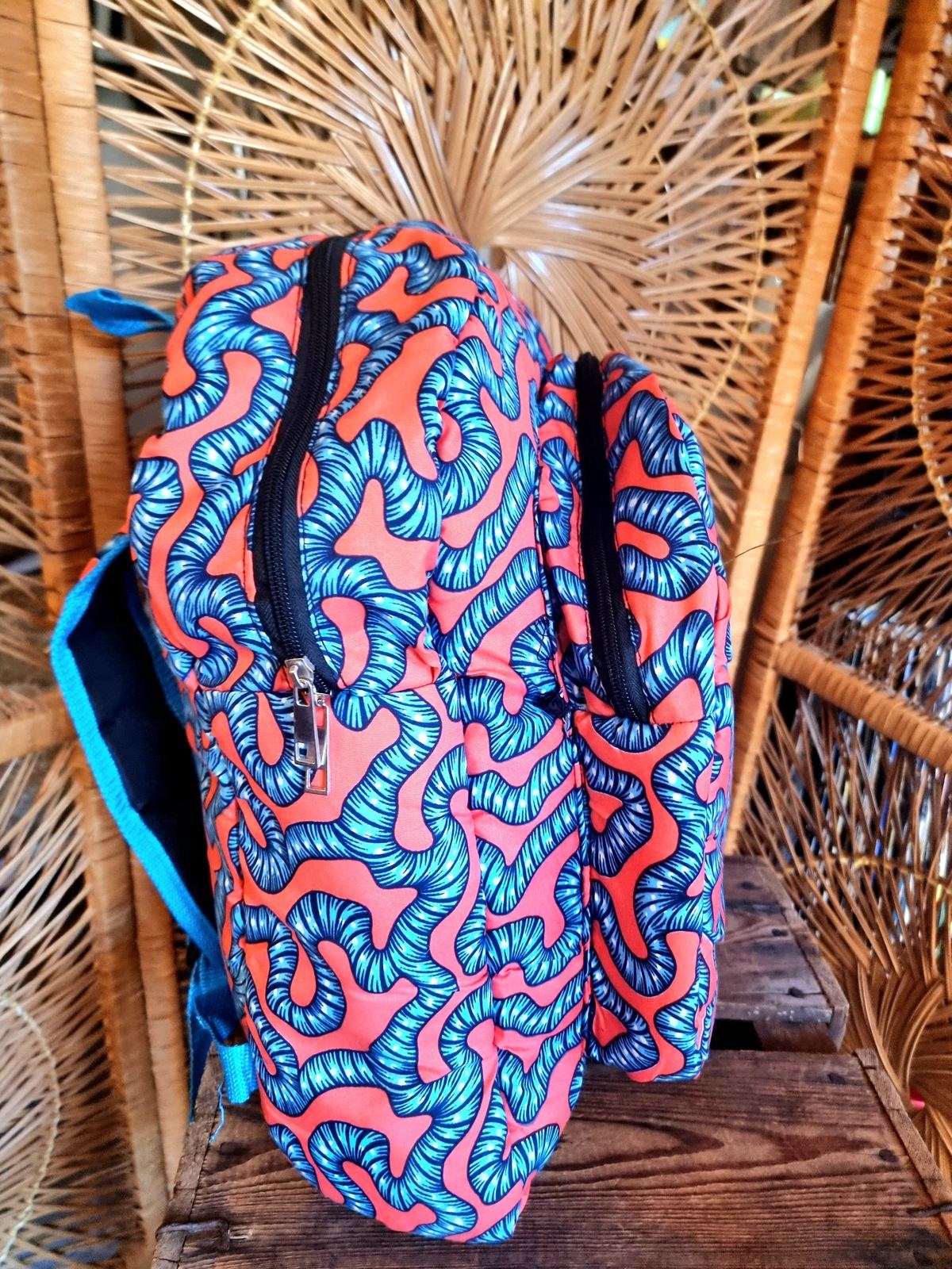 Brand New Ankara Vilsco Fabric Backpack