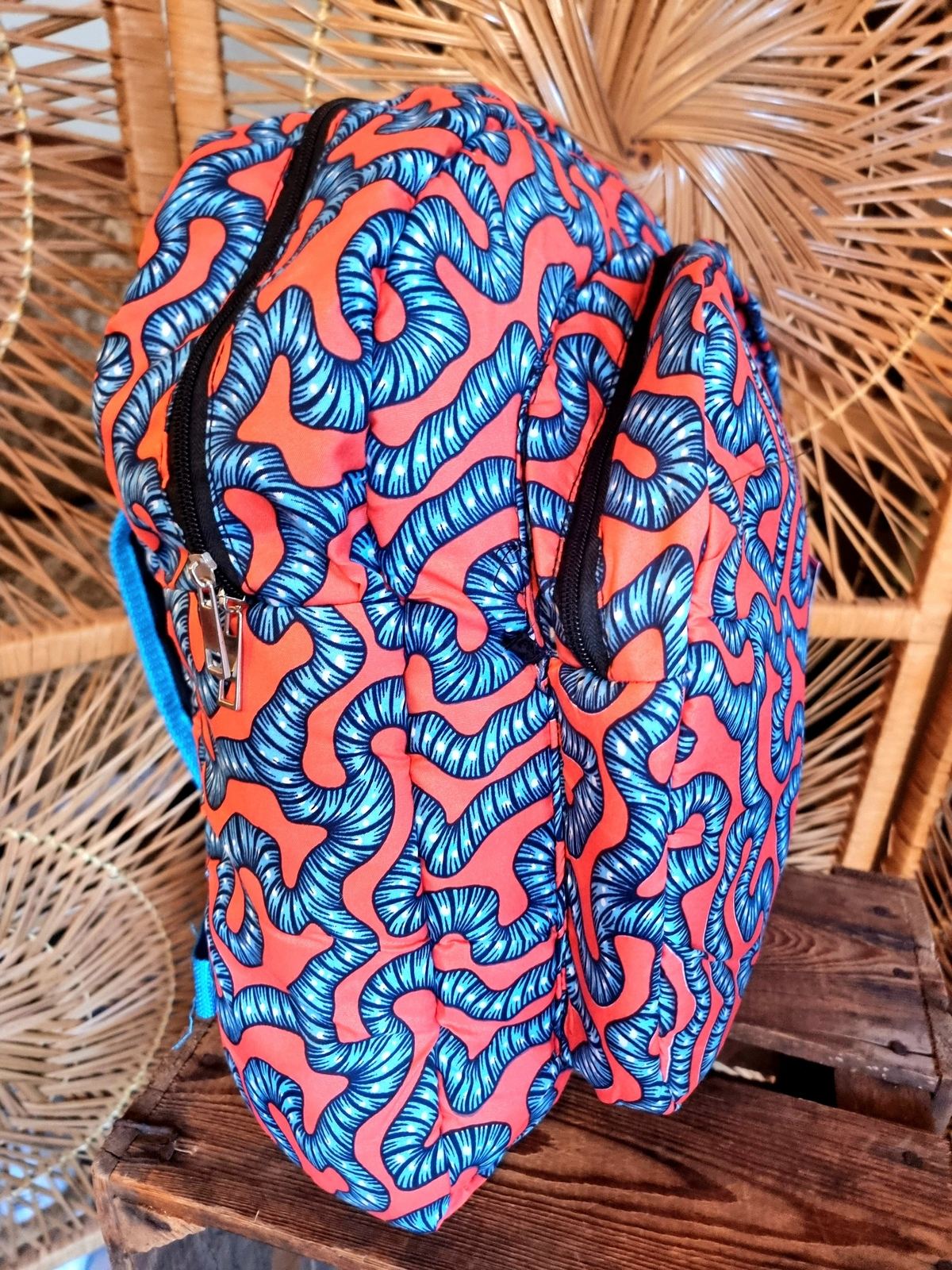 Brand New Ankara Vilsco Fabric Backpack