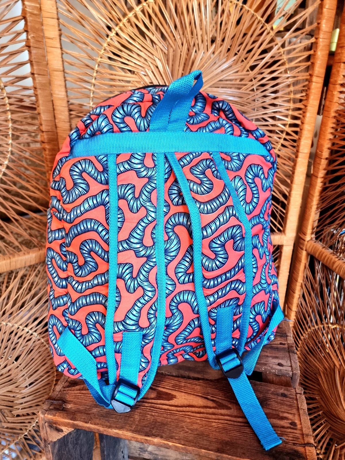 Brand New Ankara Vilsco Fabric Backpack