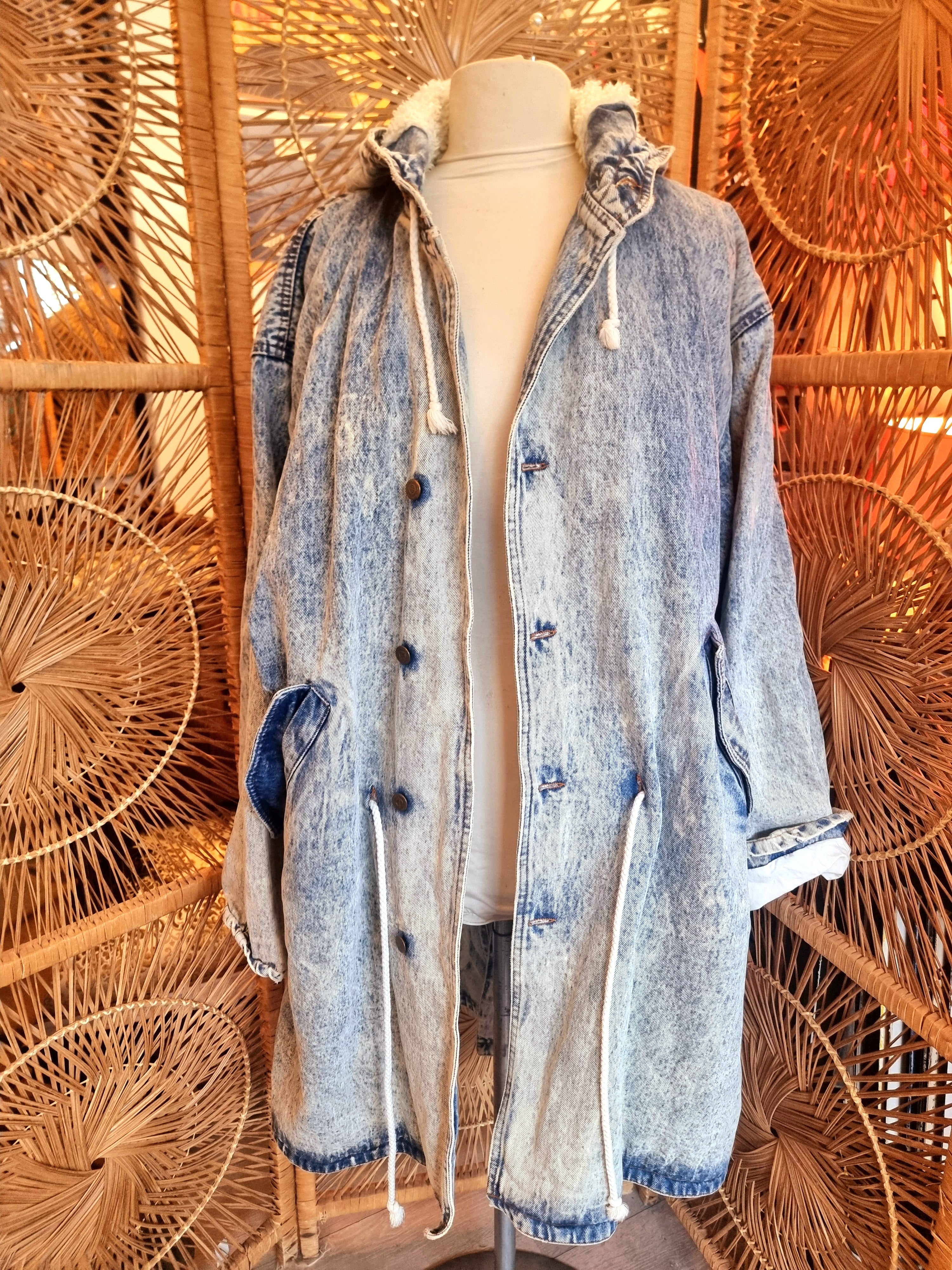 Denim coat