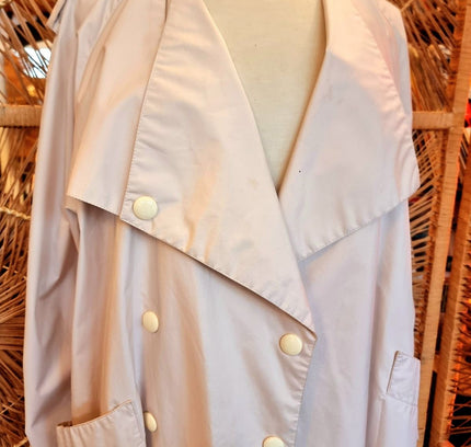 Vintage 80s Norbert Nel Paris TrenchCoat