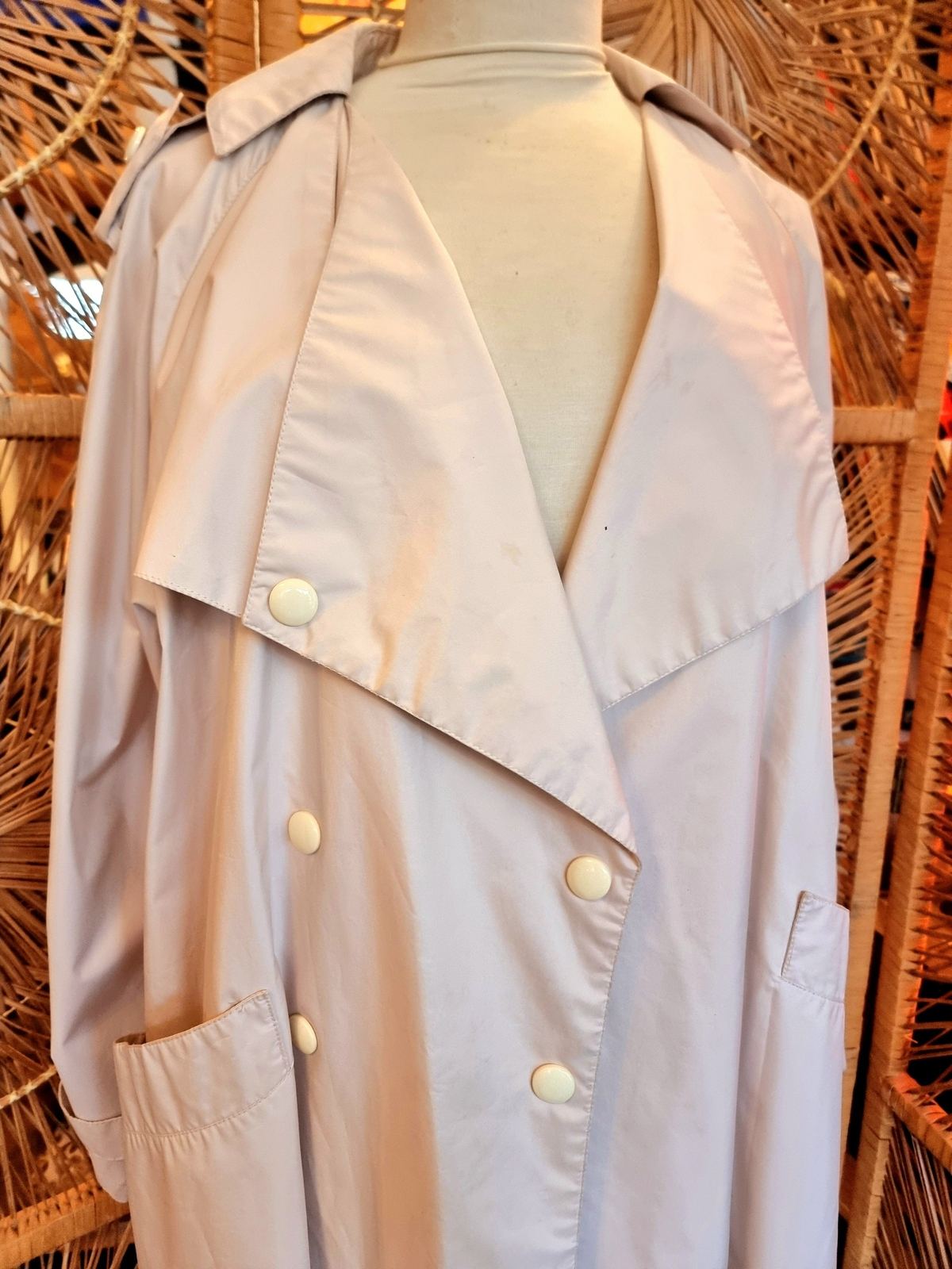 Vintage 80s Norbert Nel Paris TrenchCoat