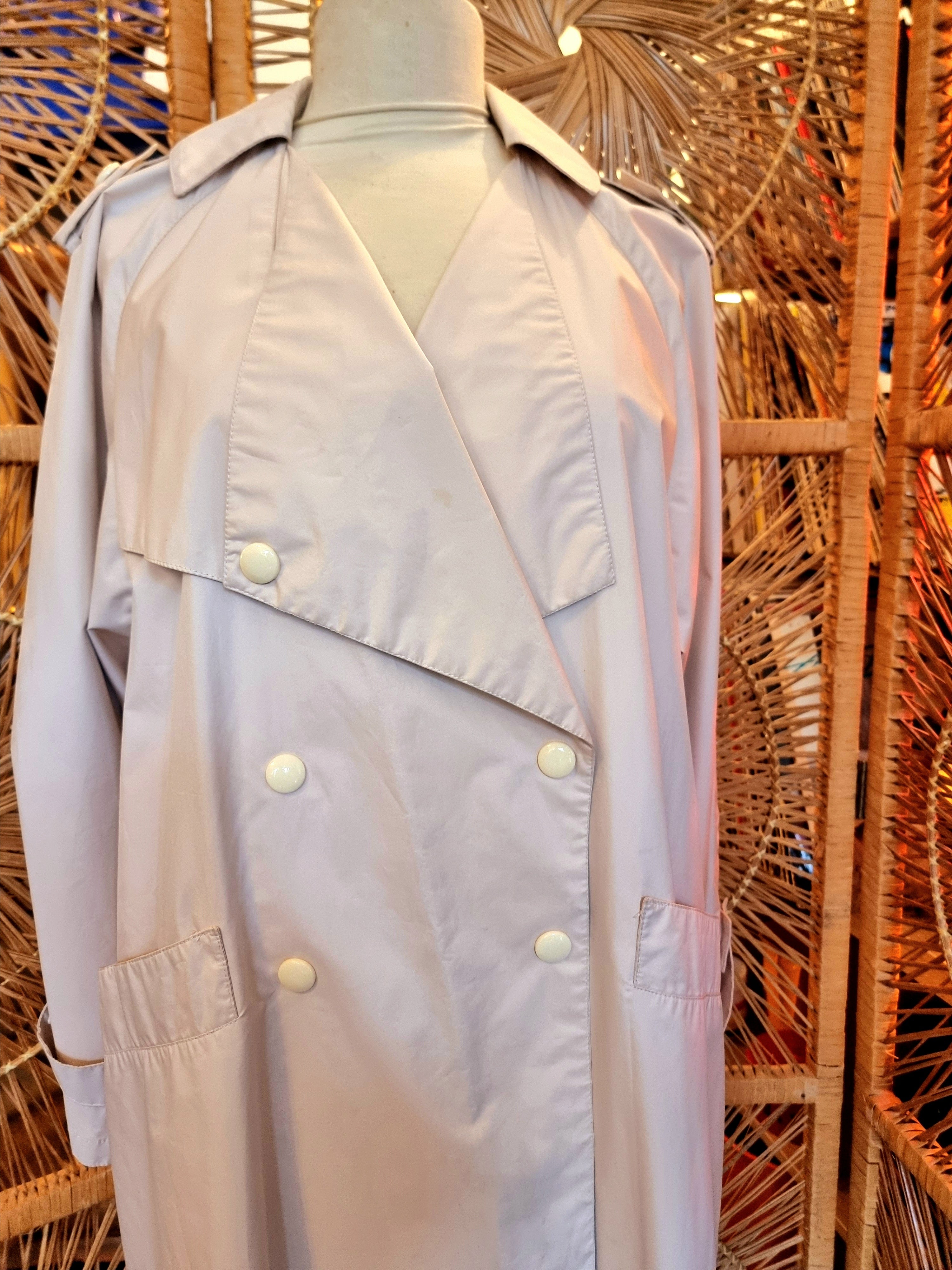 Vintage 80s Norbert Nel Paris TrenchCoat