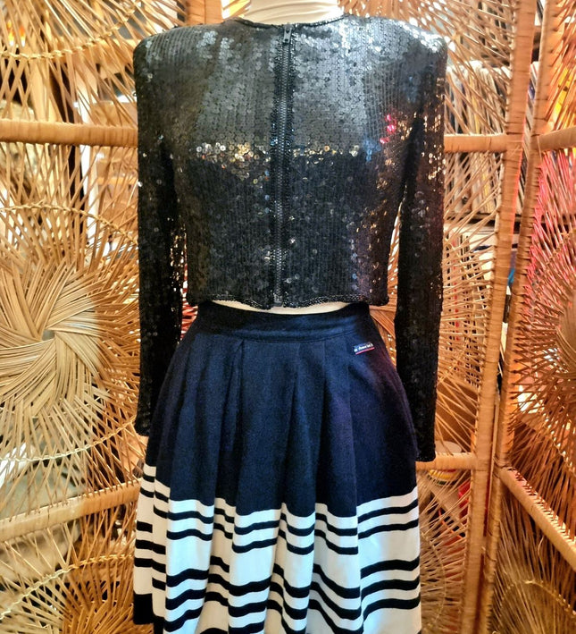 Sequined crop Jacket