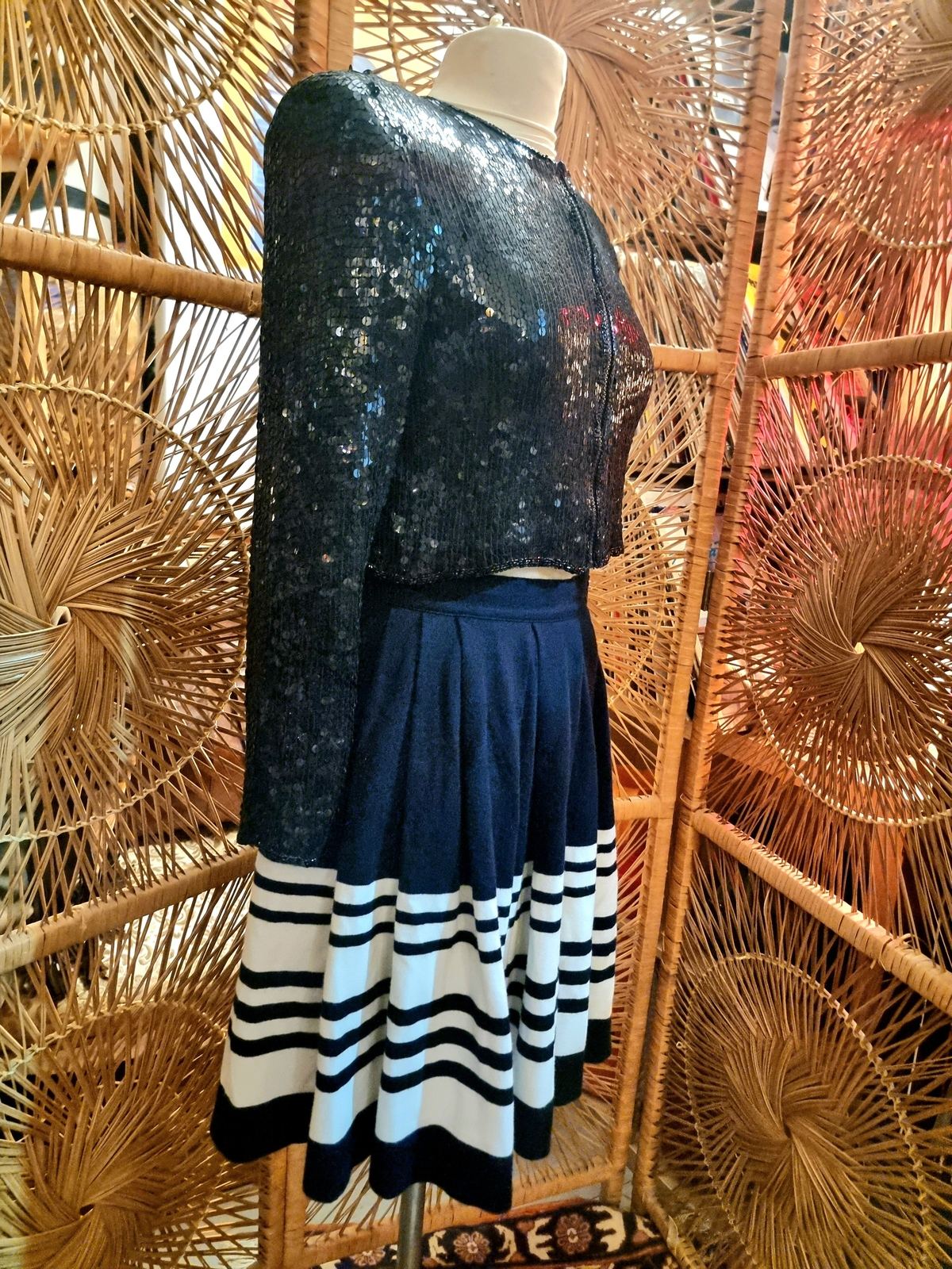 Sequined crop Jacket