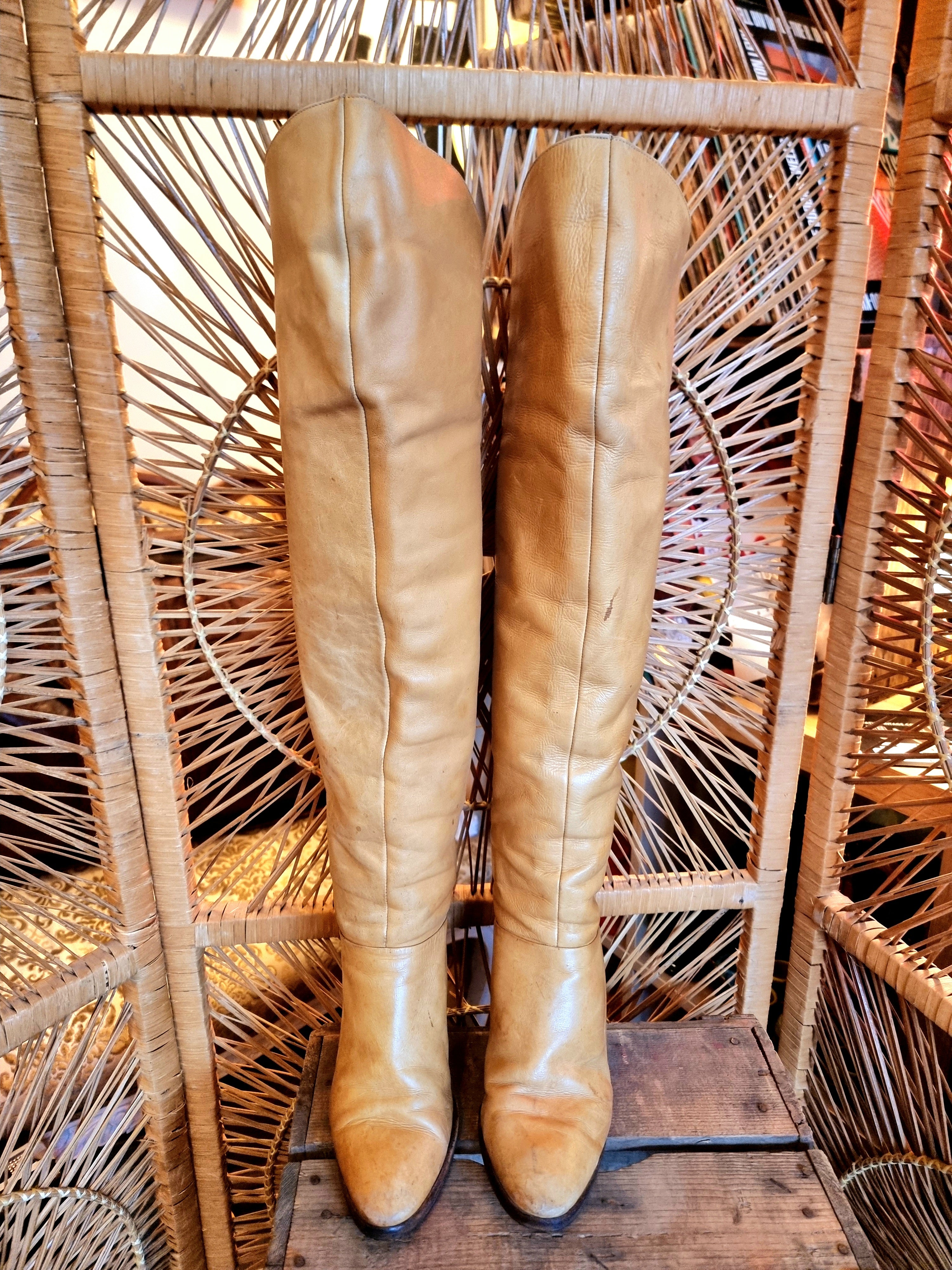 Vintage 80's Antonio Marano Knee Boots