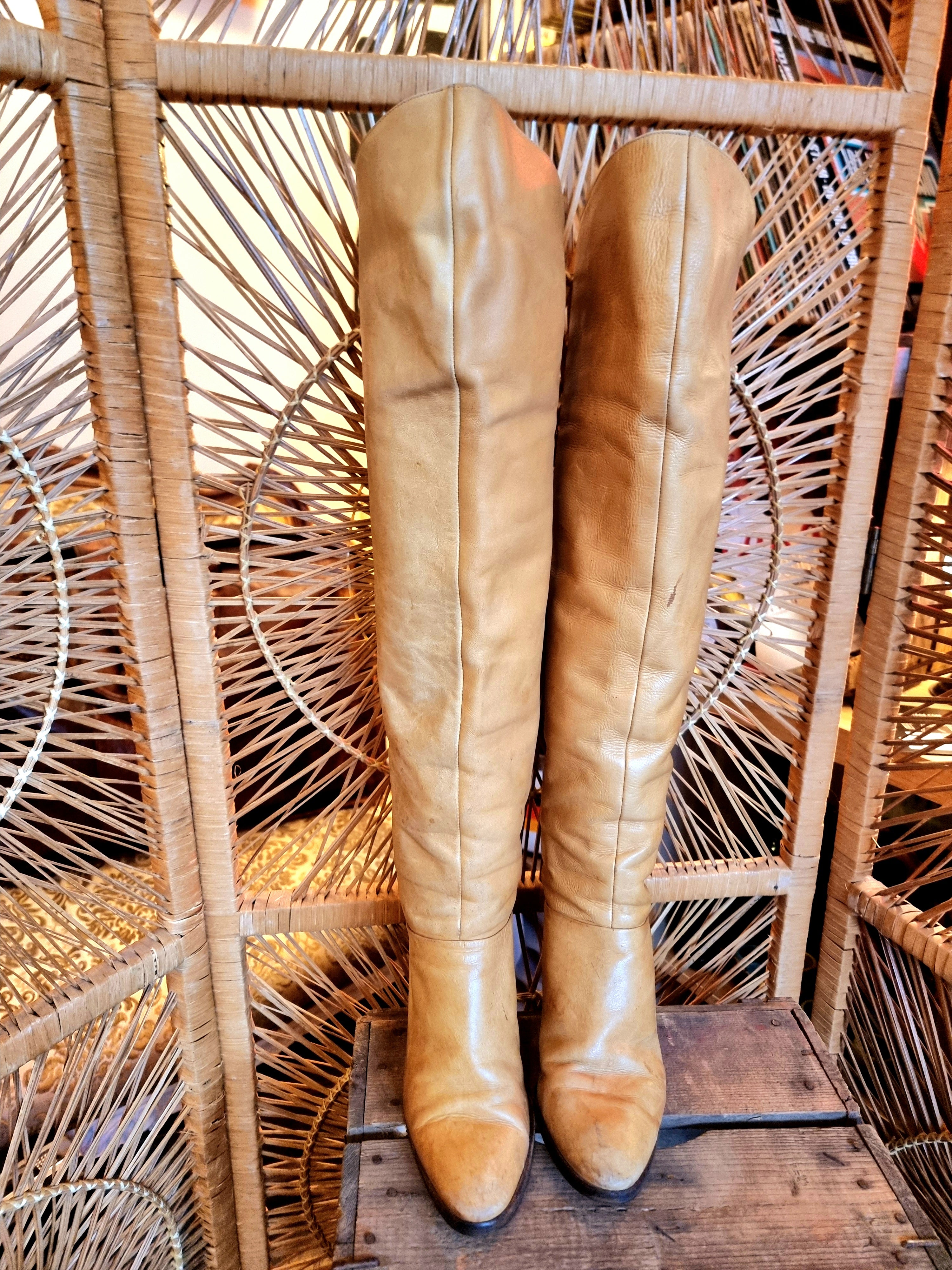 Vintage 80's Antonio Marano Knee Boots