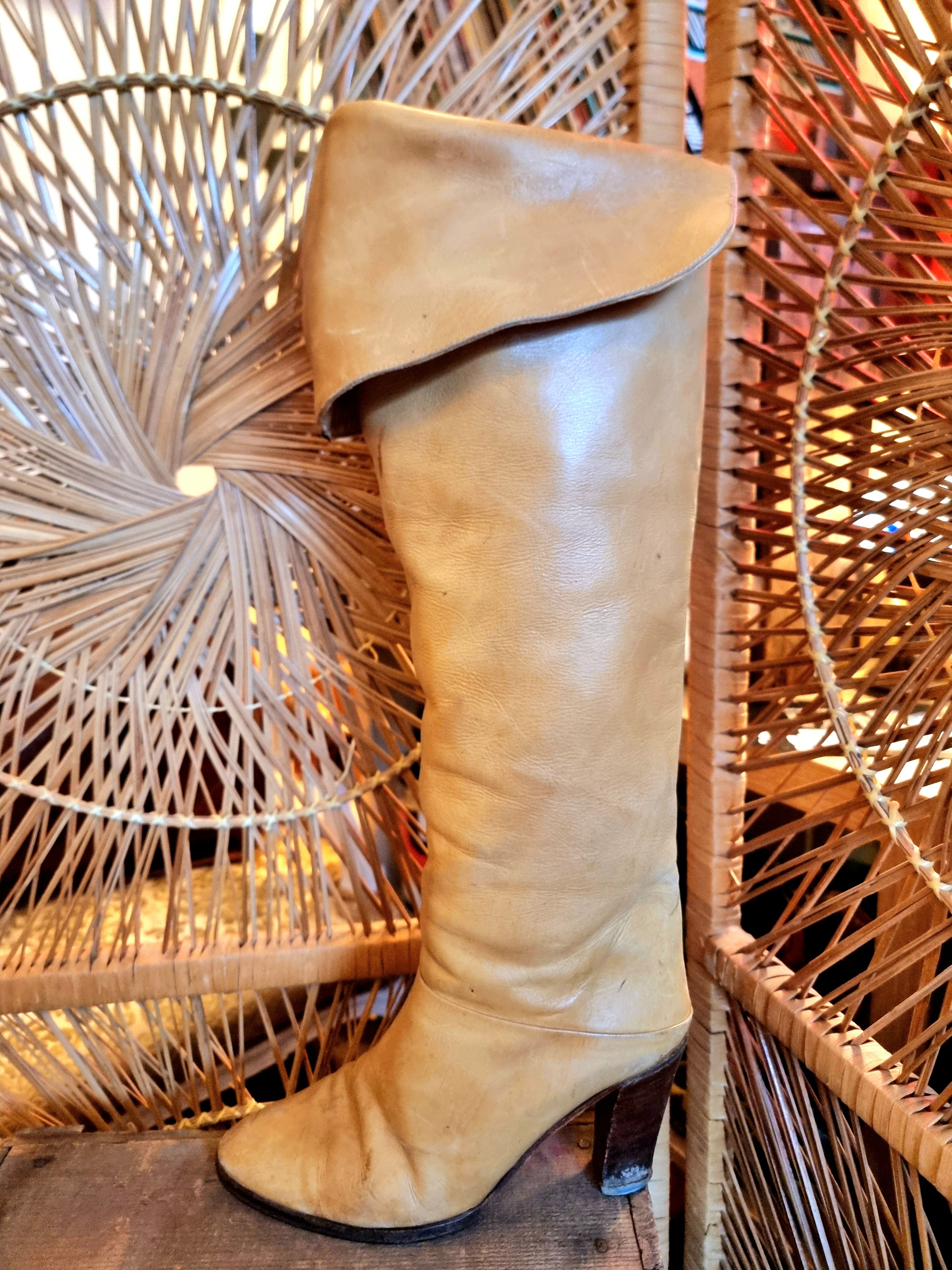Vintage 80's Antonio Marano Knee Boots