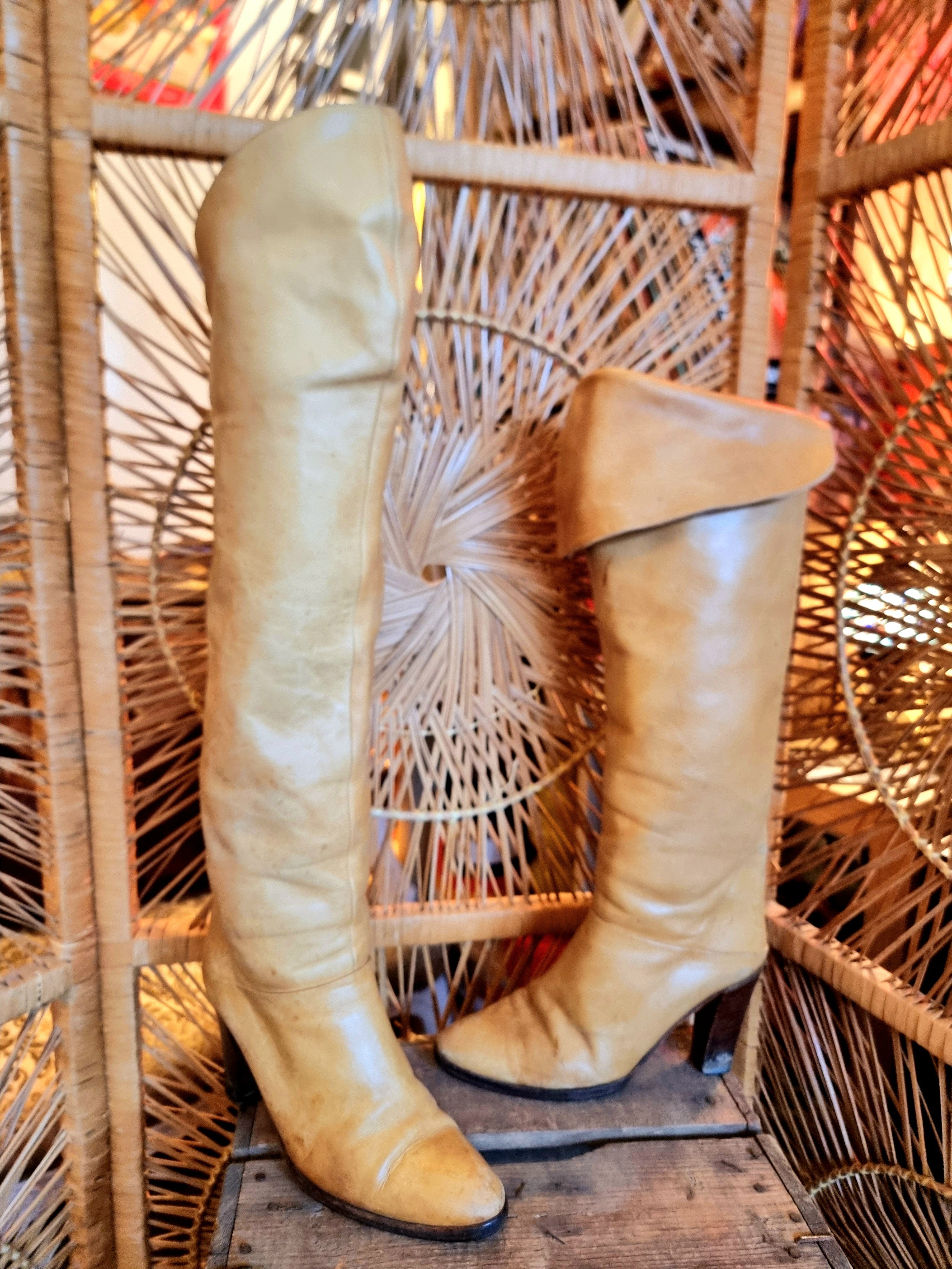 Vintage 80's Antonio Marano Knee Boots
