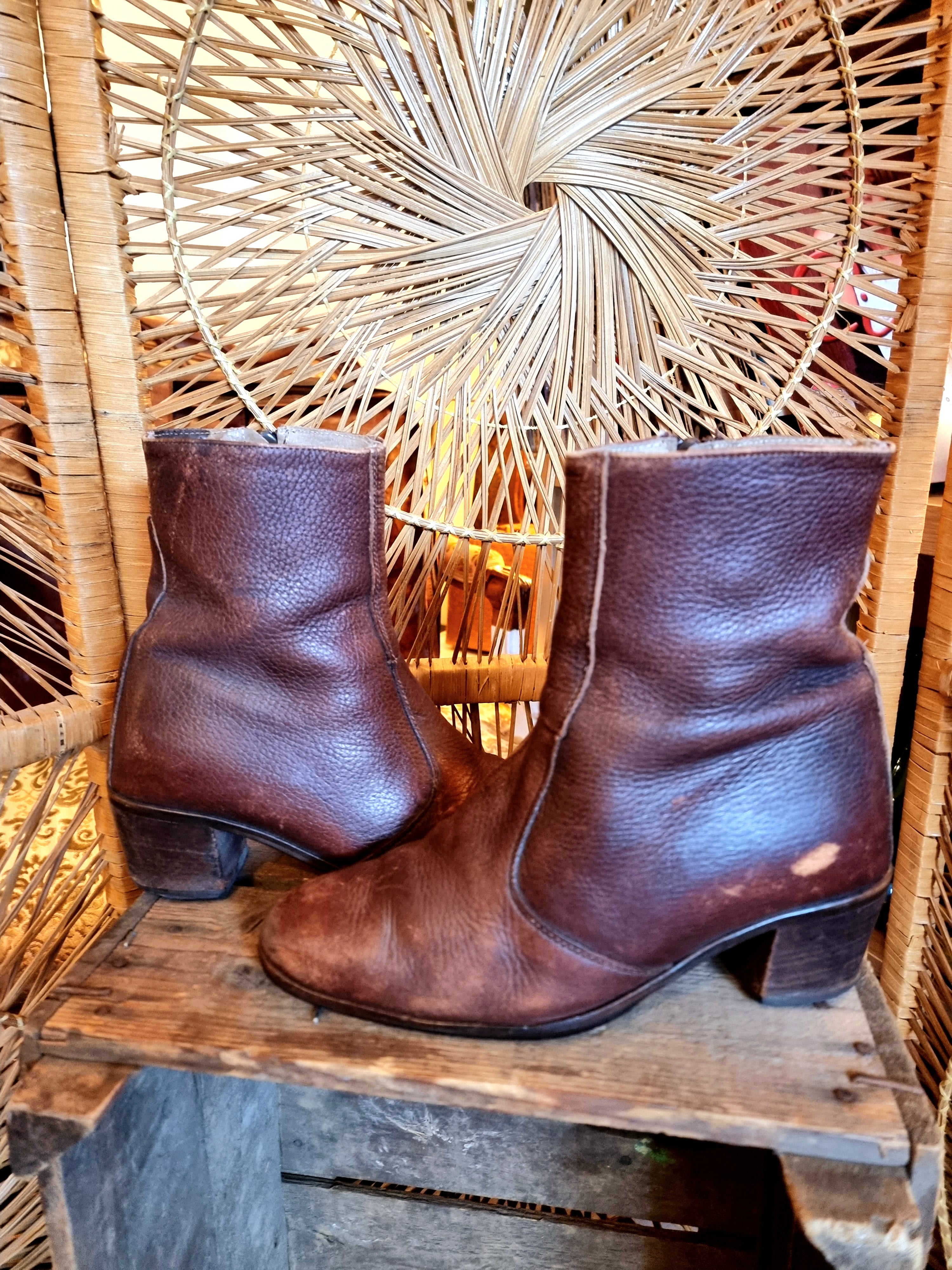 Vintage 50's / 60's Work Ankle Boots