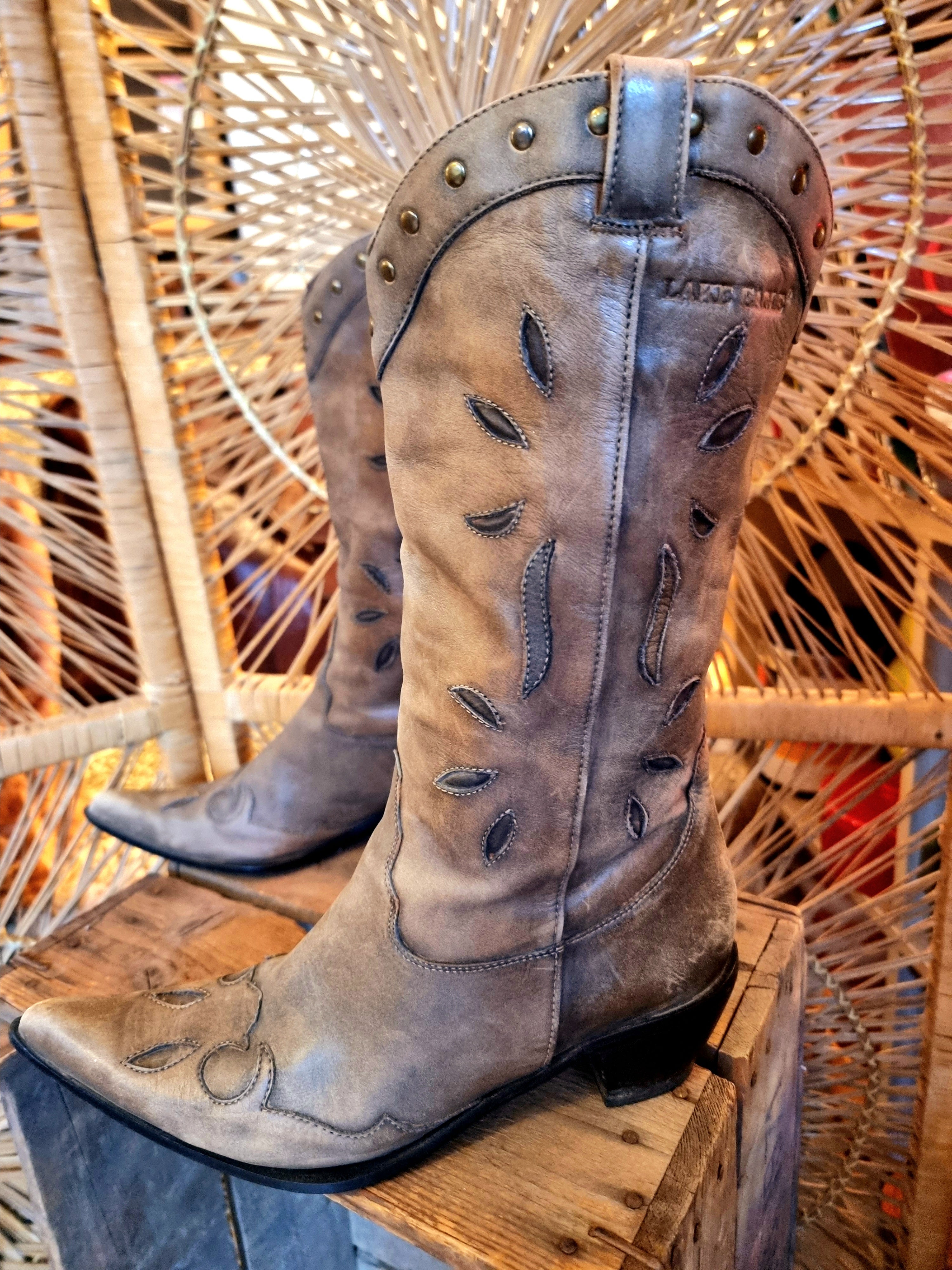 Vintage Lake Eagle Cowboy Boots