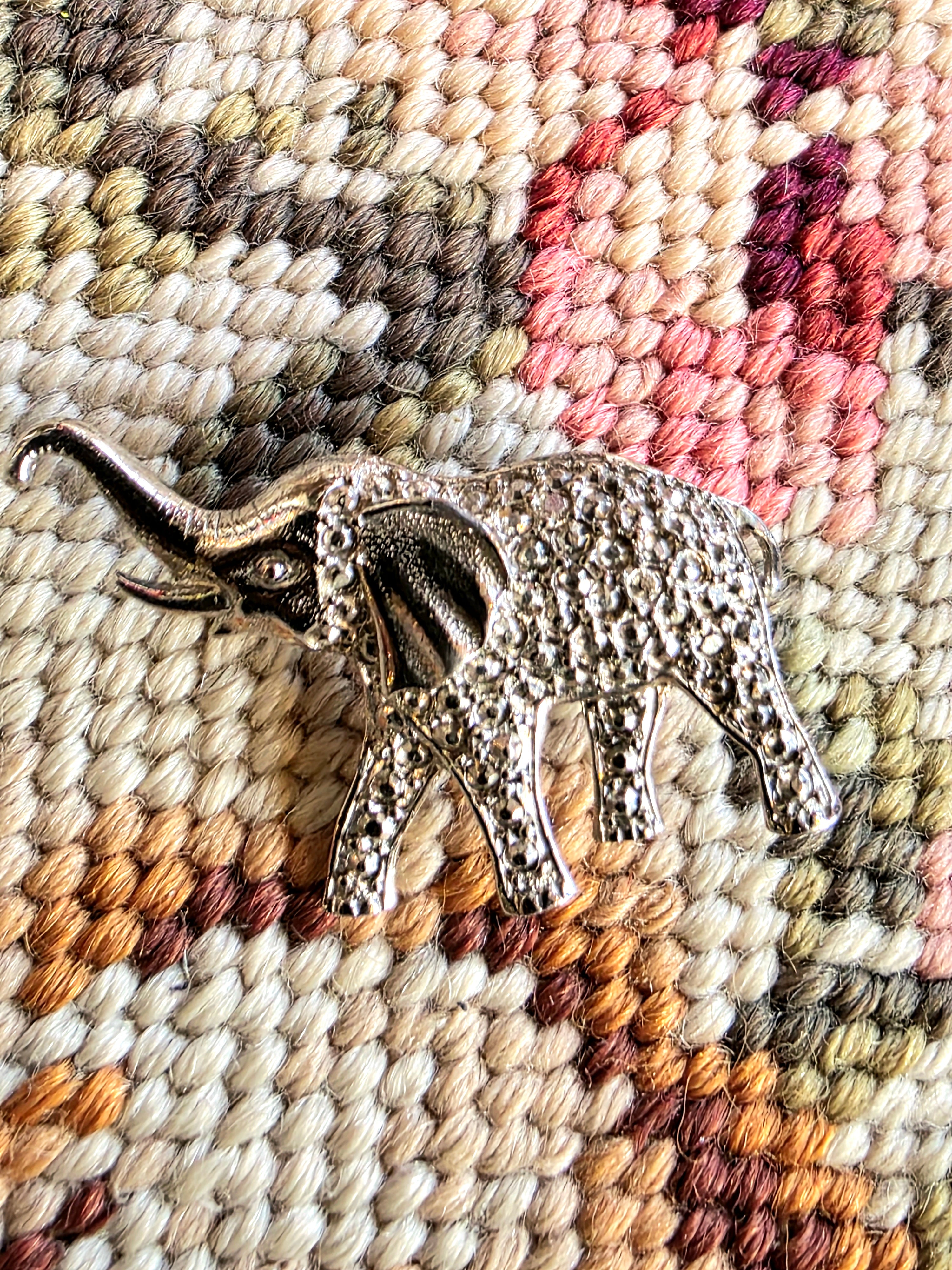 Vintage Elephant Brooch