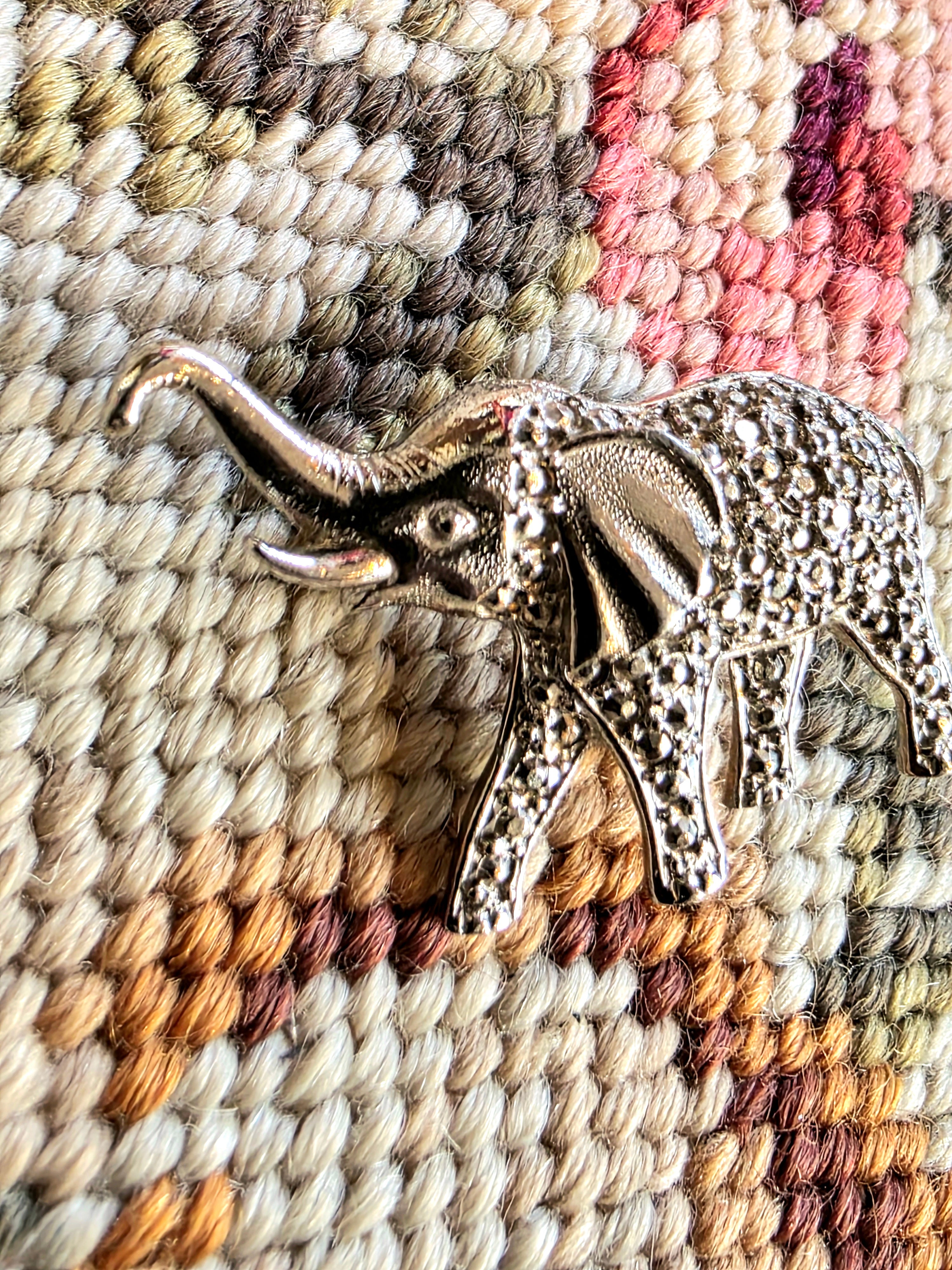 Vintage Elephant Brooch