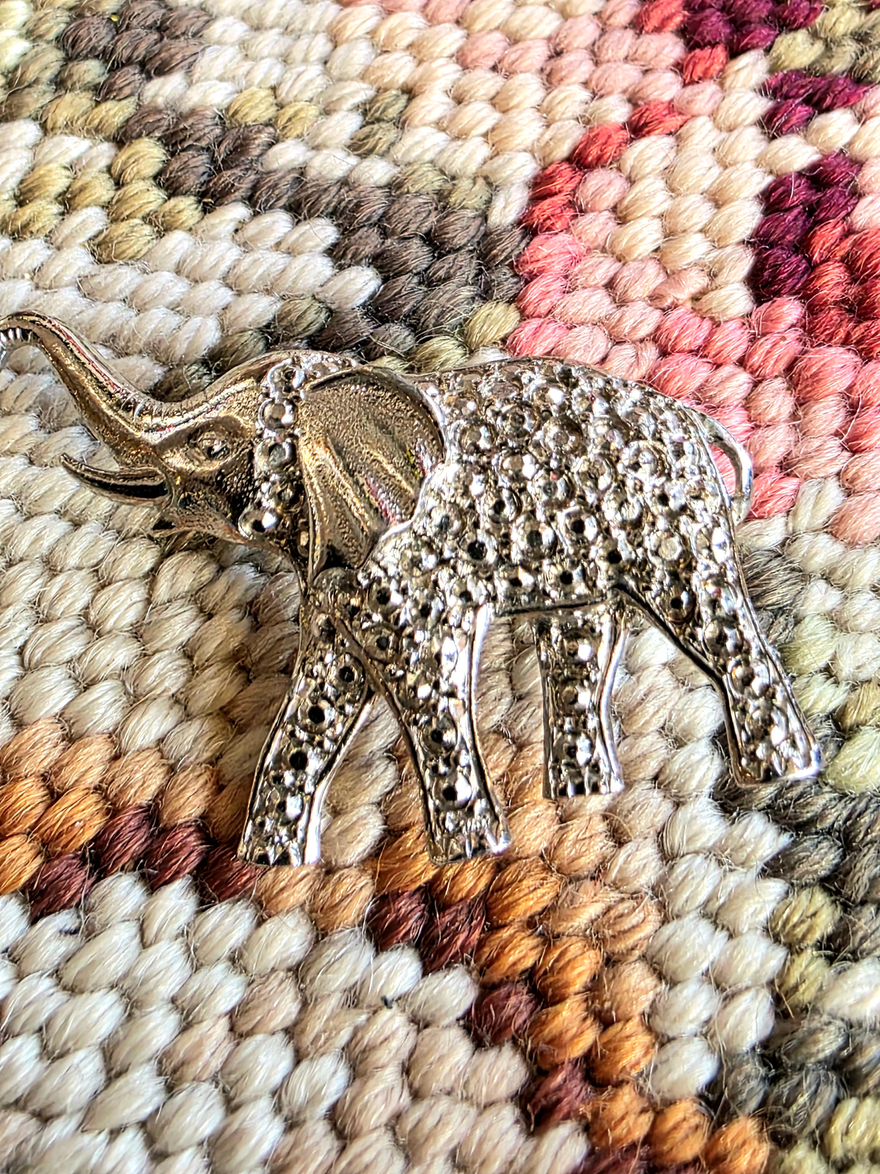 Vintage Elephant Brooch
