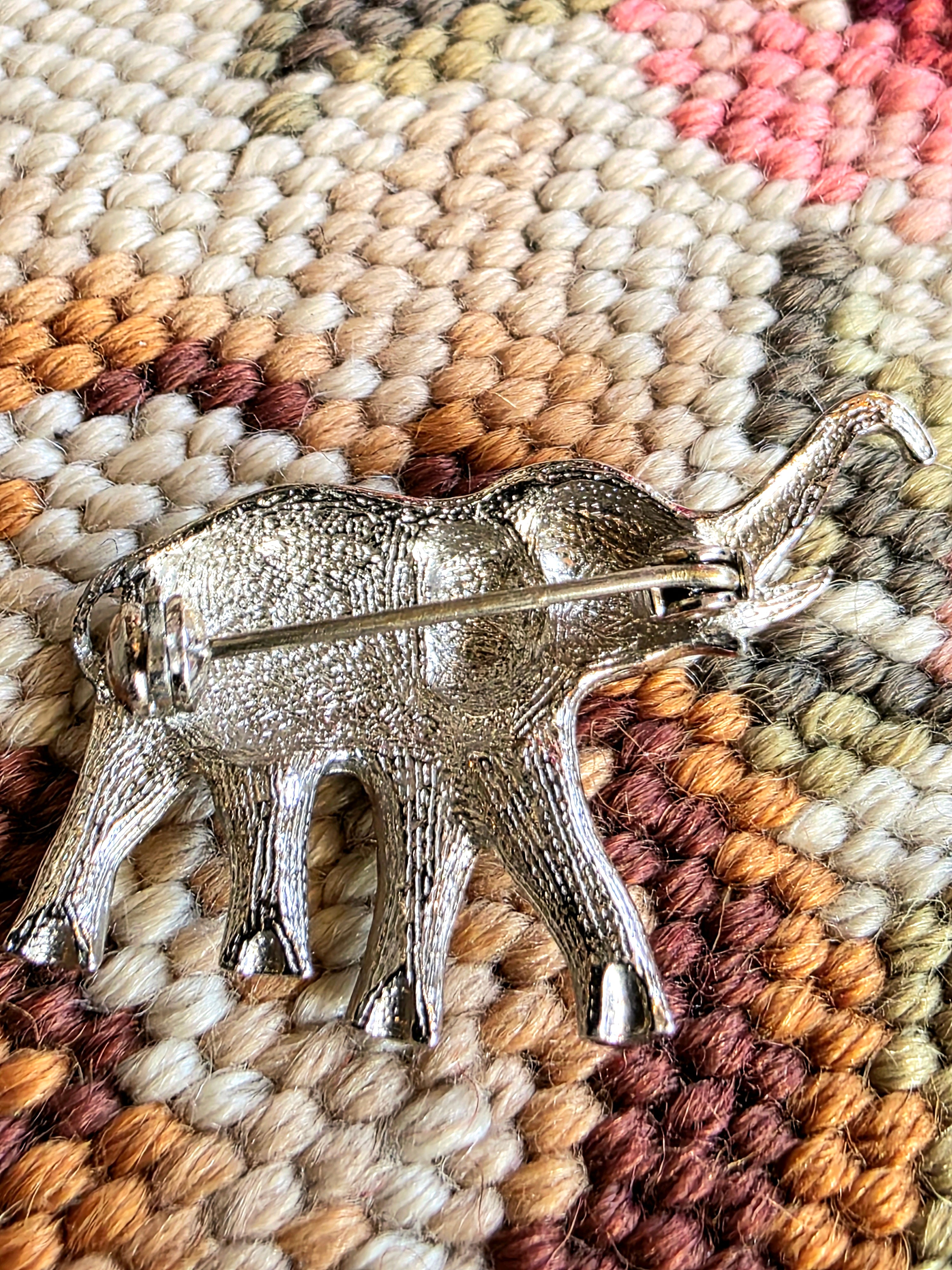 Vintage Elephant Brooch