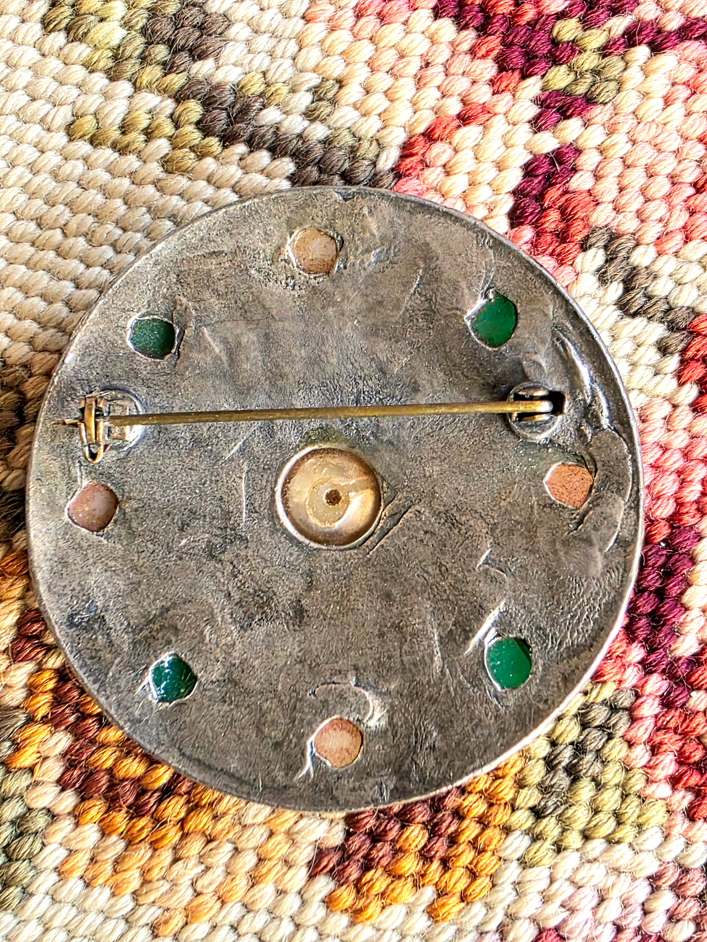 Vintage 50's Floral Brooch