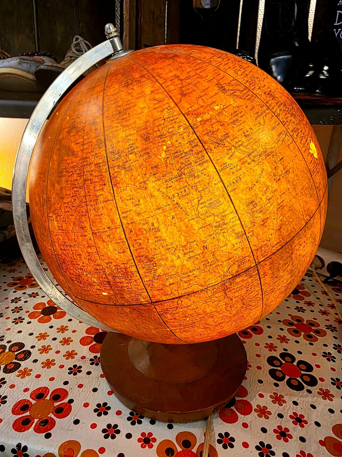 Mid-Century Light Globe by Paul Rathräth staatkundige , 1950s