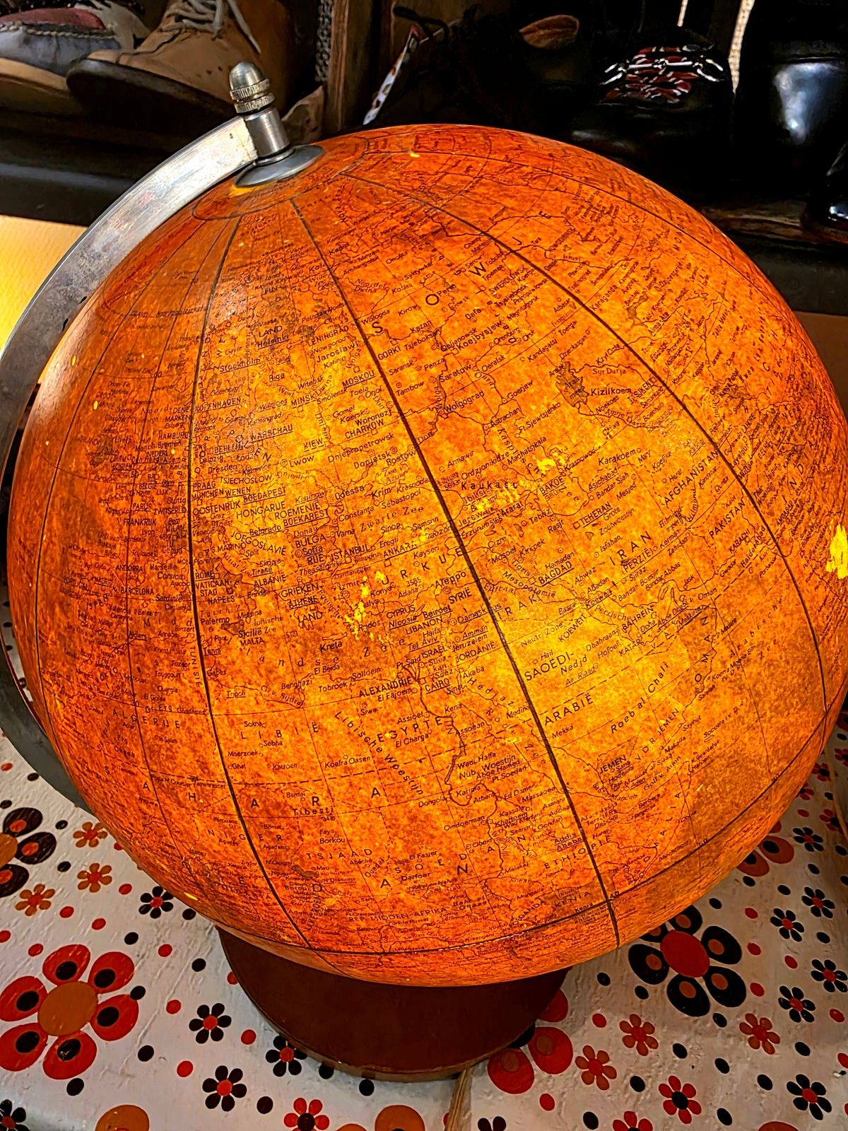 Mid-Century Light Globe by Paul Rathräth staatkundige , 1950s