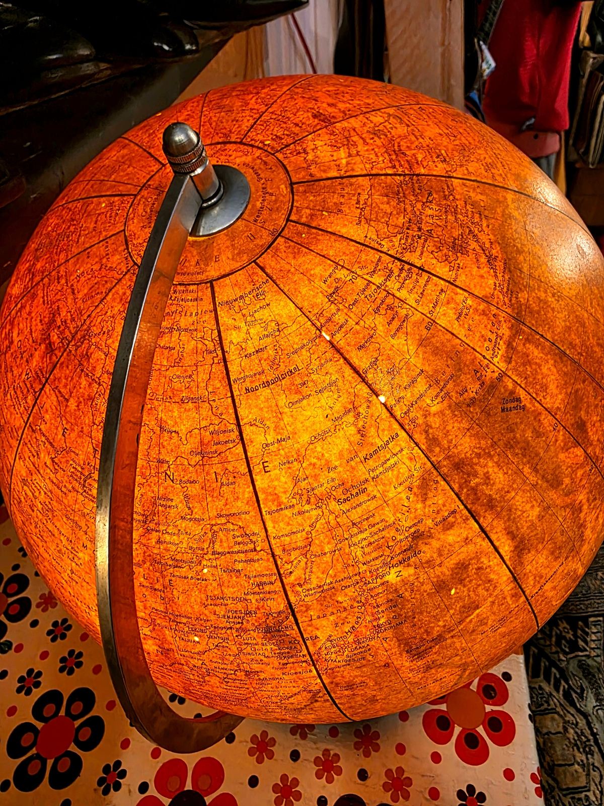 Mid-Century Light Globe by Paul Rathräth staatkundige , 1950s