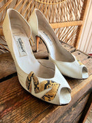 Vintage 70s / 80s Fredeico's exclusiv Peep Toe Shoes