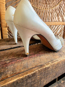 Vintage 70s / 80s Fredeico's exclusiv Peep Toe Shoes