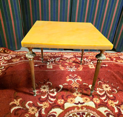 Set of 3 Vintage 1950s Marble Top Nesting Tables