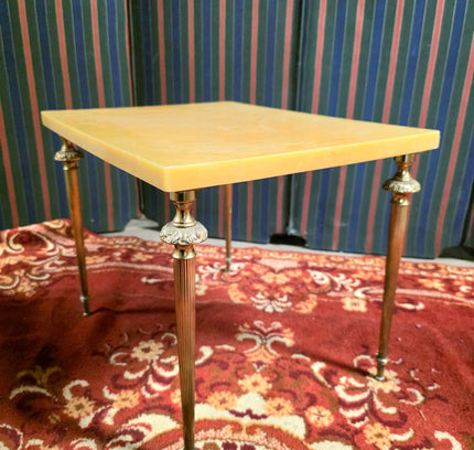 Set of 3 Vintage 1950s Marble Top Nesting Tables