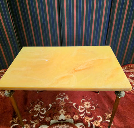 Set of 3 Vintage 1950s Marble Top Nesting Tables