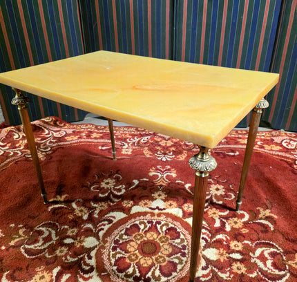Set of 3 Vintage 1950s Marble Top Nesting Tables