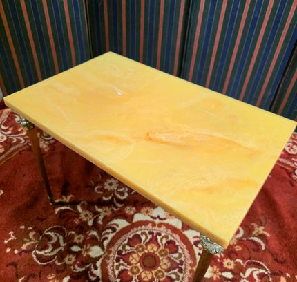 Set of 3 Vintage 1950s Marble Top Nesting Tables