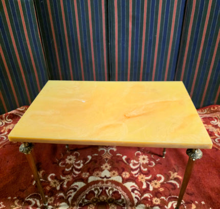 Set of 3 Vintage 1950s Marble Top Nesting Tables