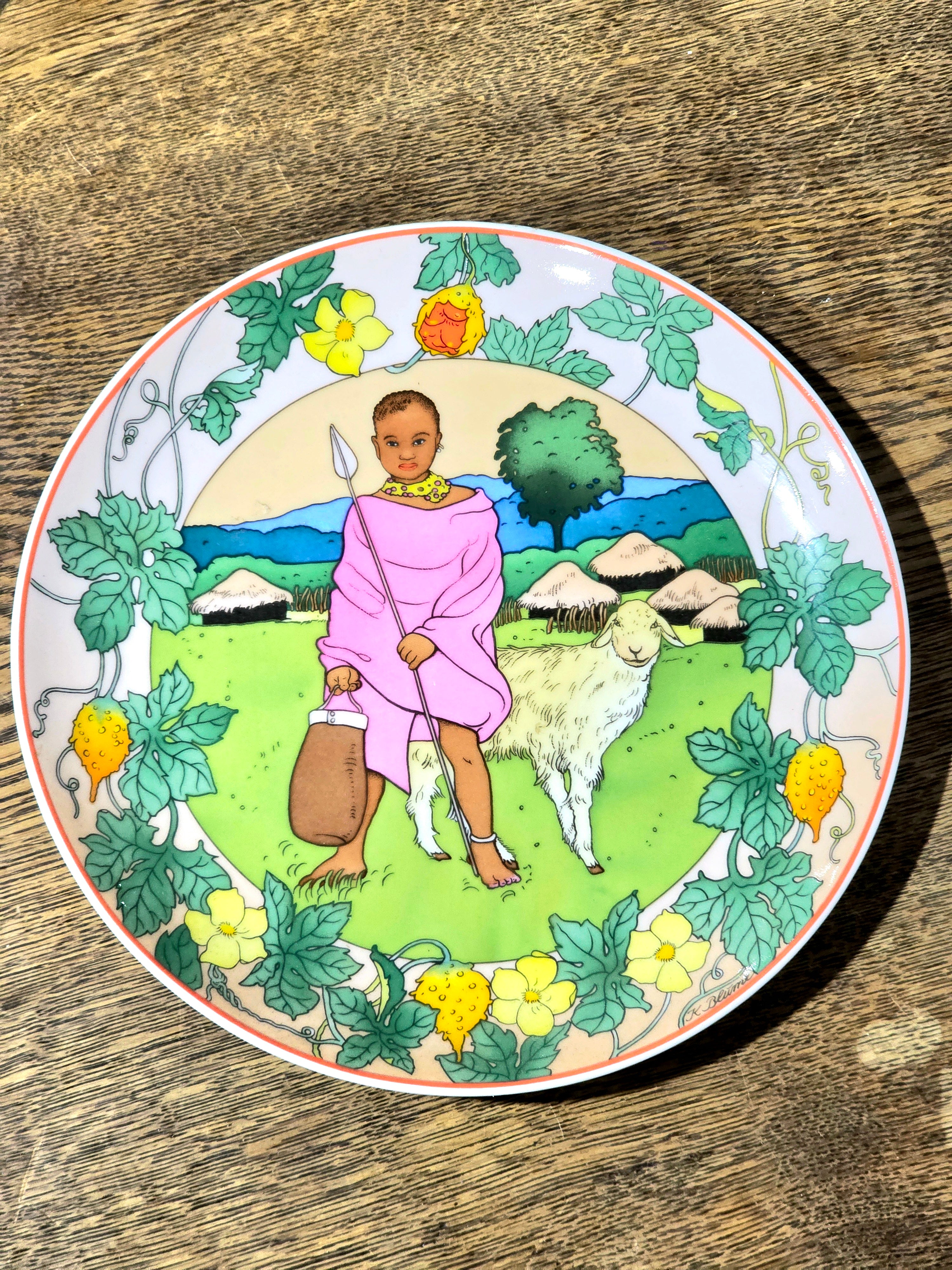 Villeroy & Boch Unicef wall plate "Our Children" No 9