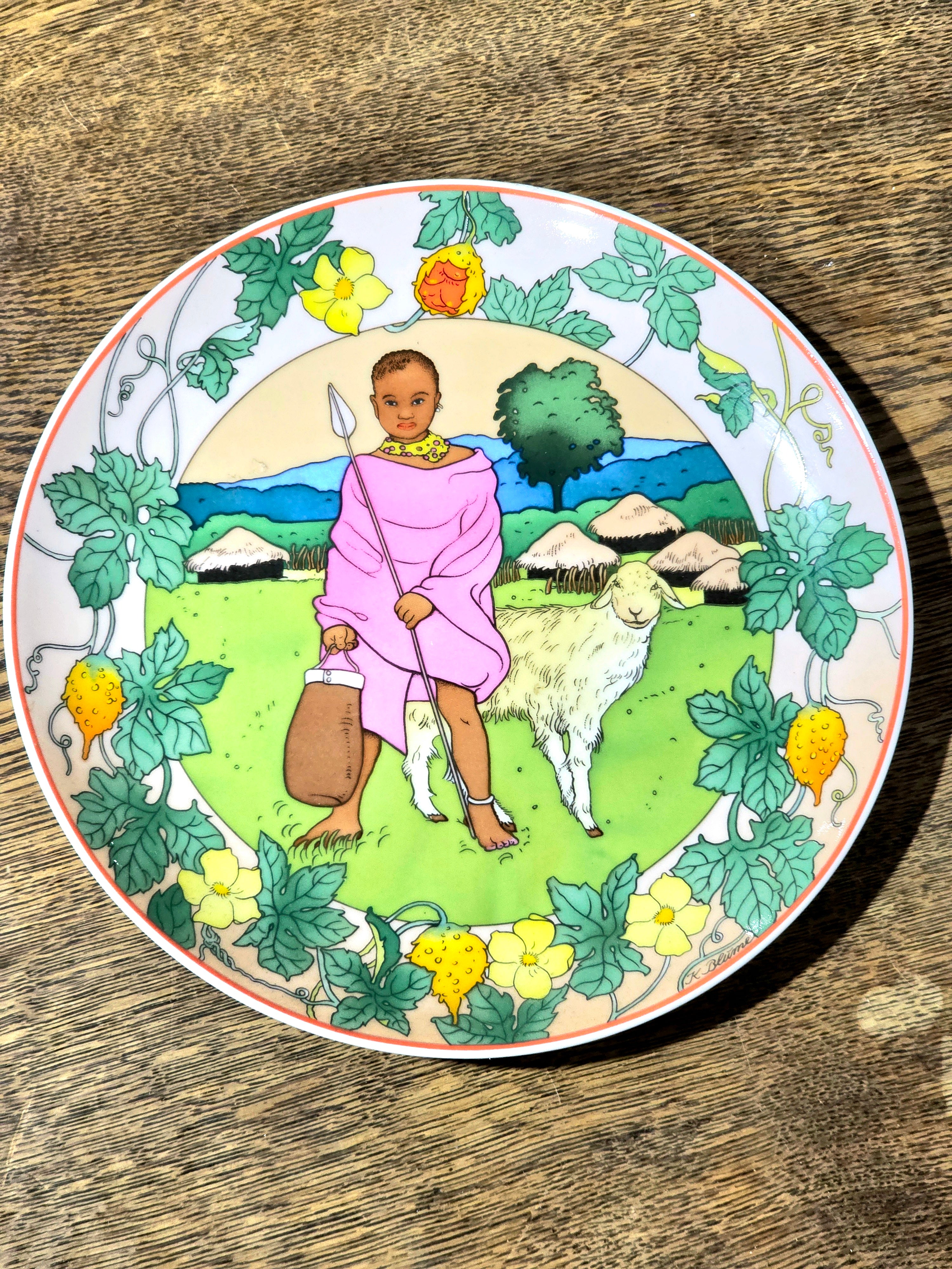 Villeroy & Boch Unicef wall plate "Our Children" No 9