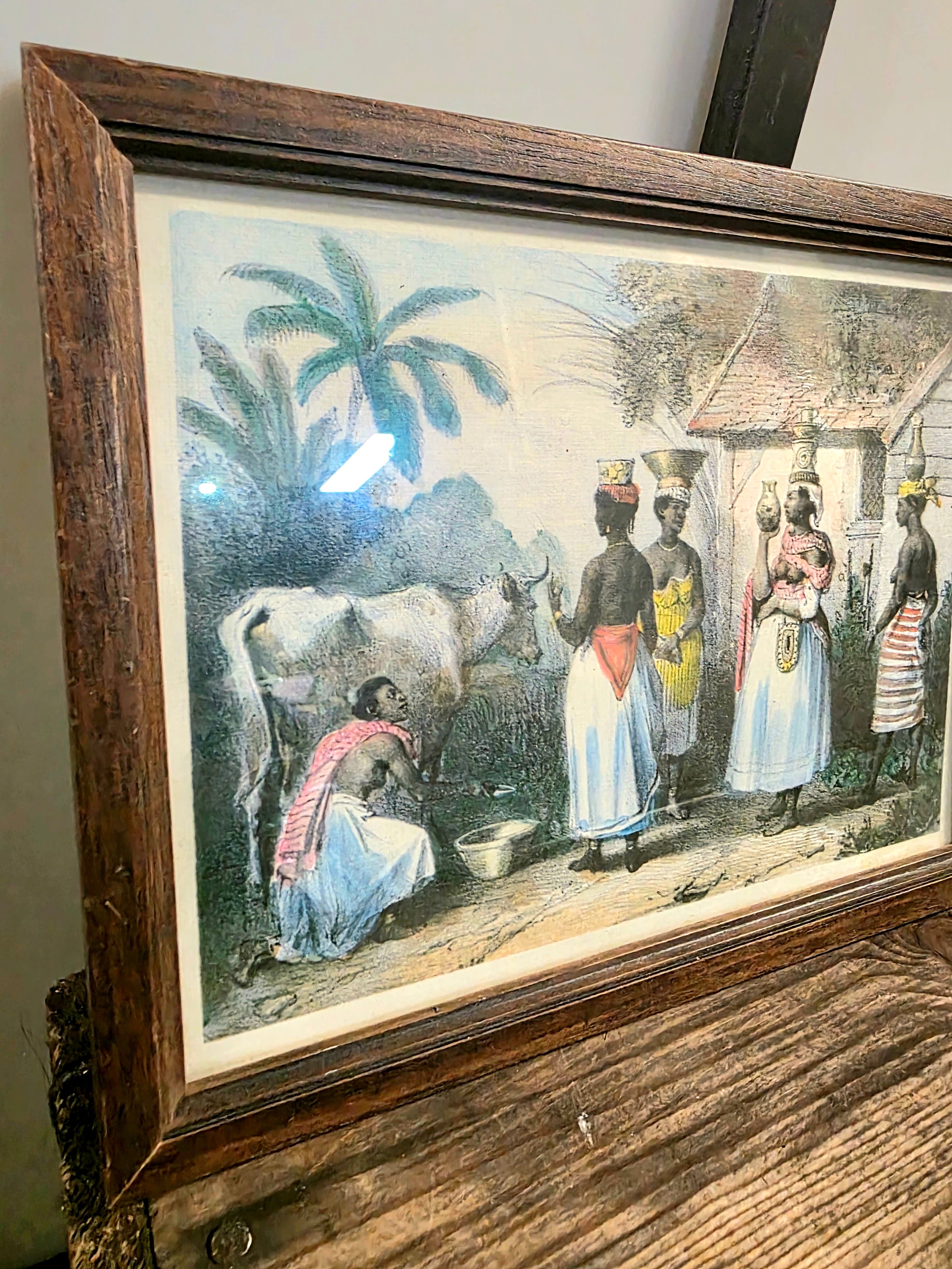 "Recreation of Life on a Pre-Civil War Plantation". Print Photo