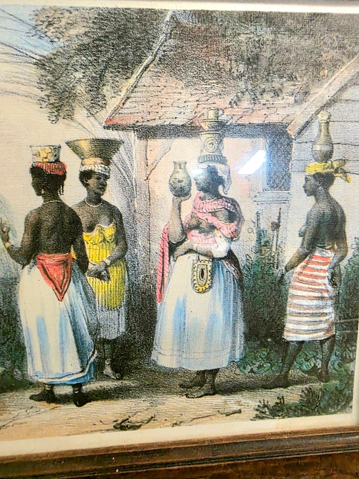 "Recreation of Life on a Pre-Civil War Plantation". Print Photo