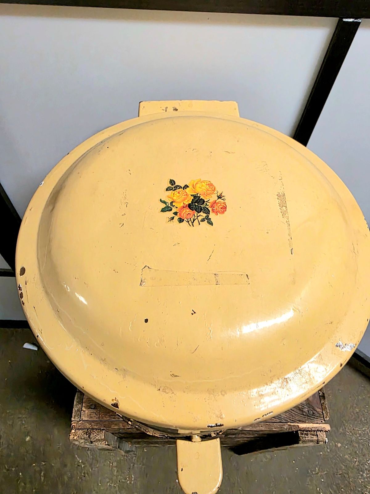 Vintage 70s Pendal Waste Bin