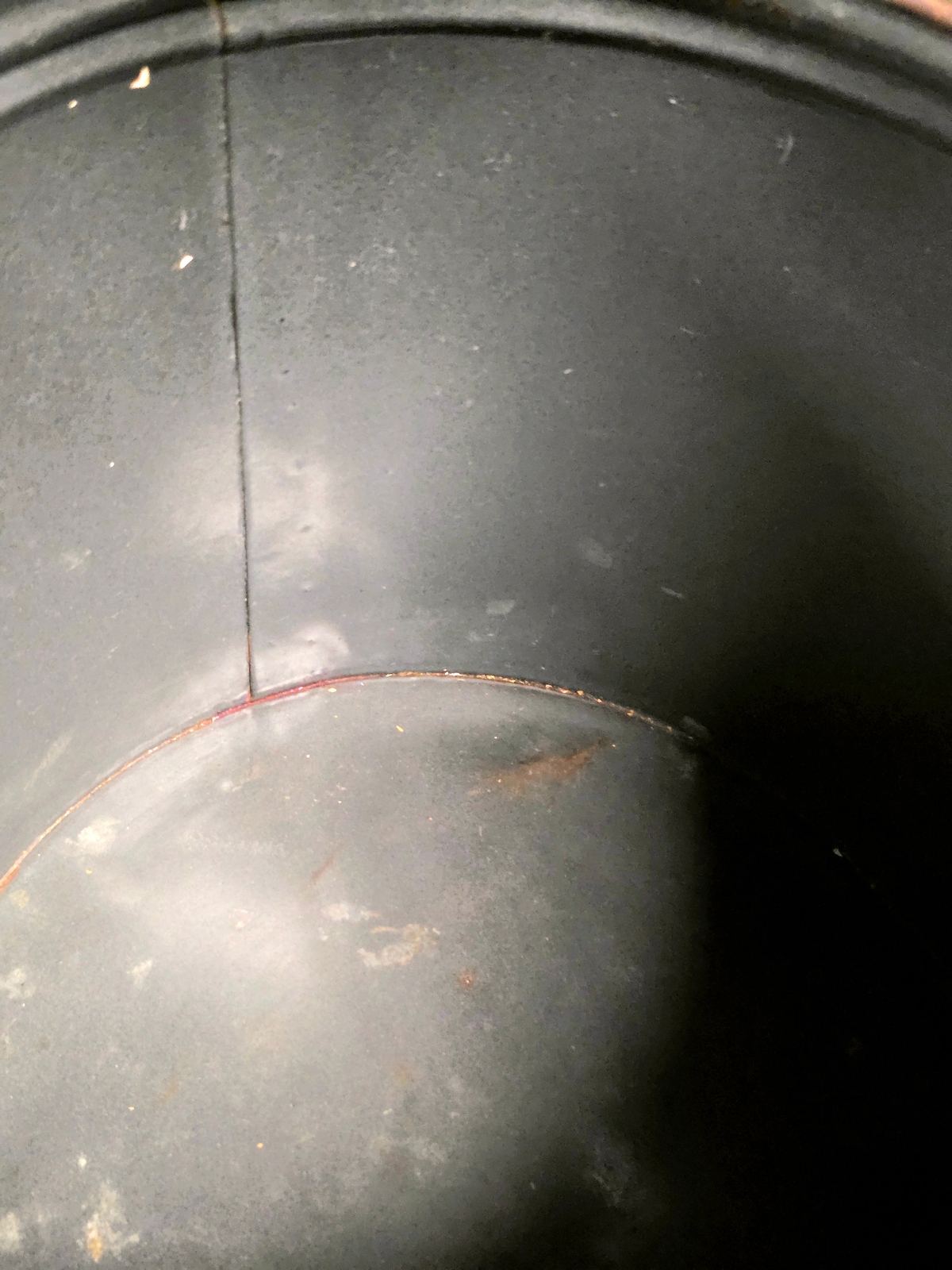 Vintage 70s Pendal Waste Bin