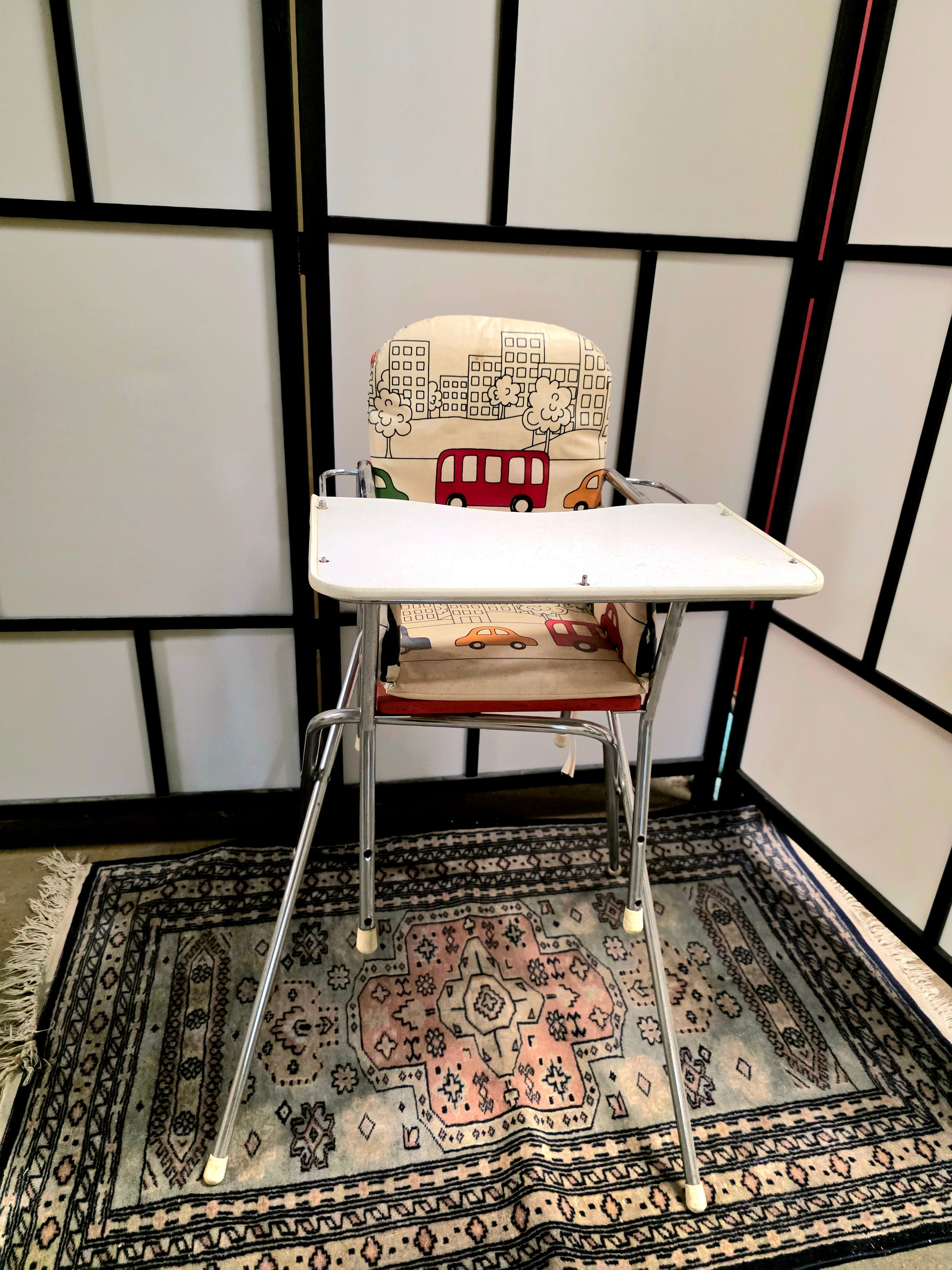 Vintage 60s / 70s Children High Chair