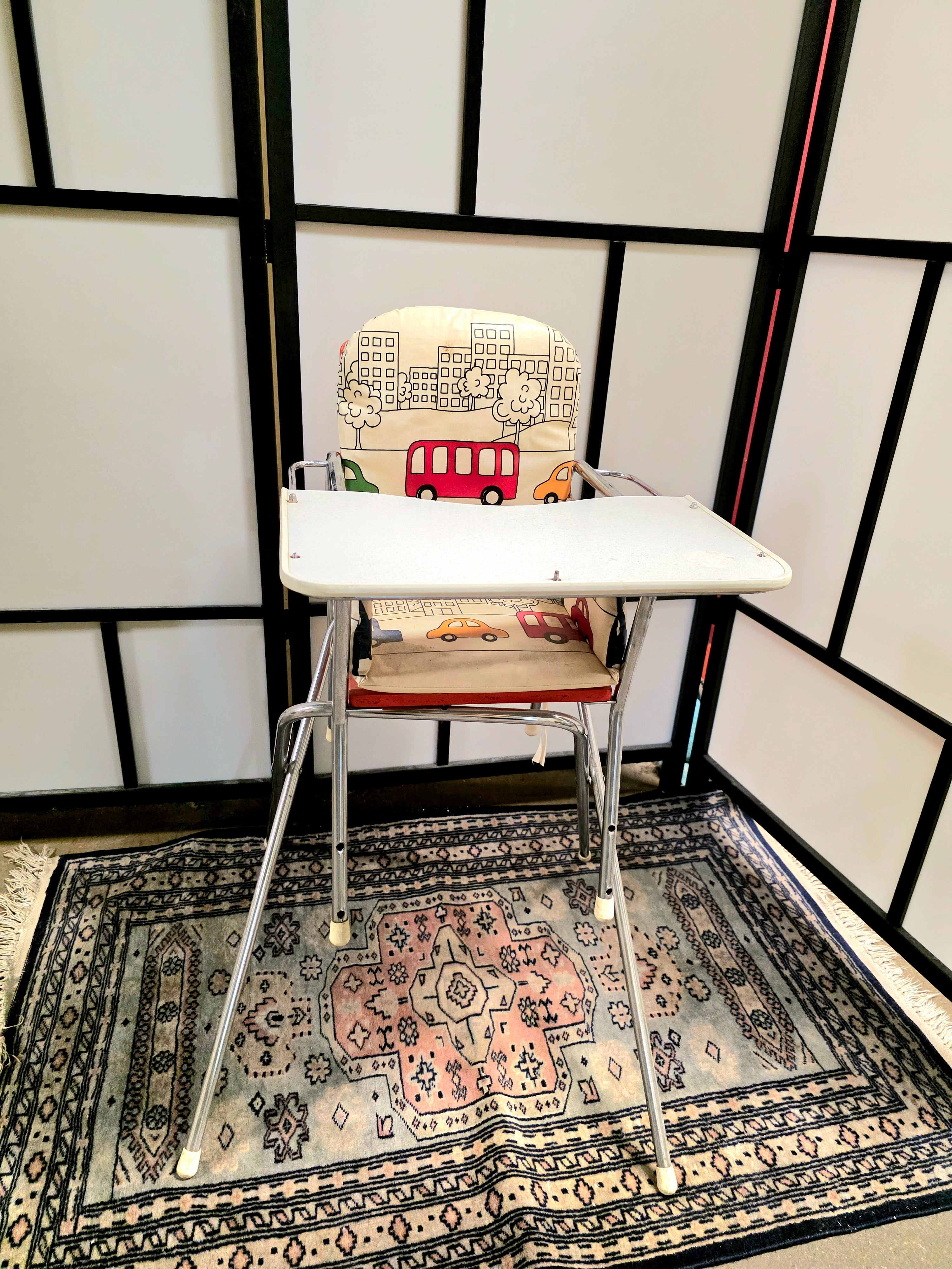 Vintage 60s / 70s Children High Chair