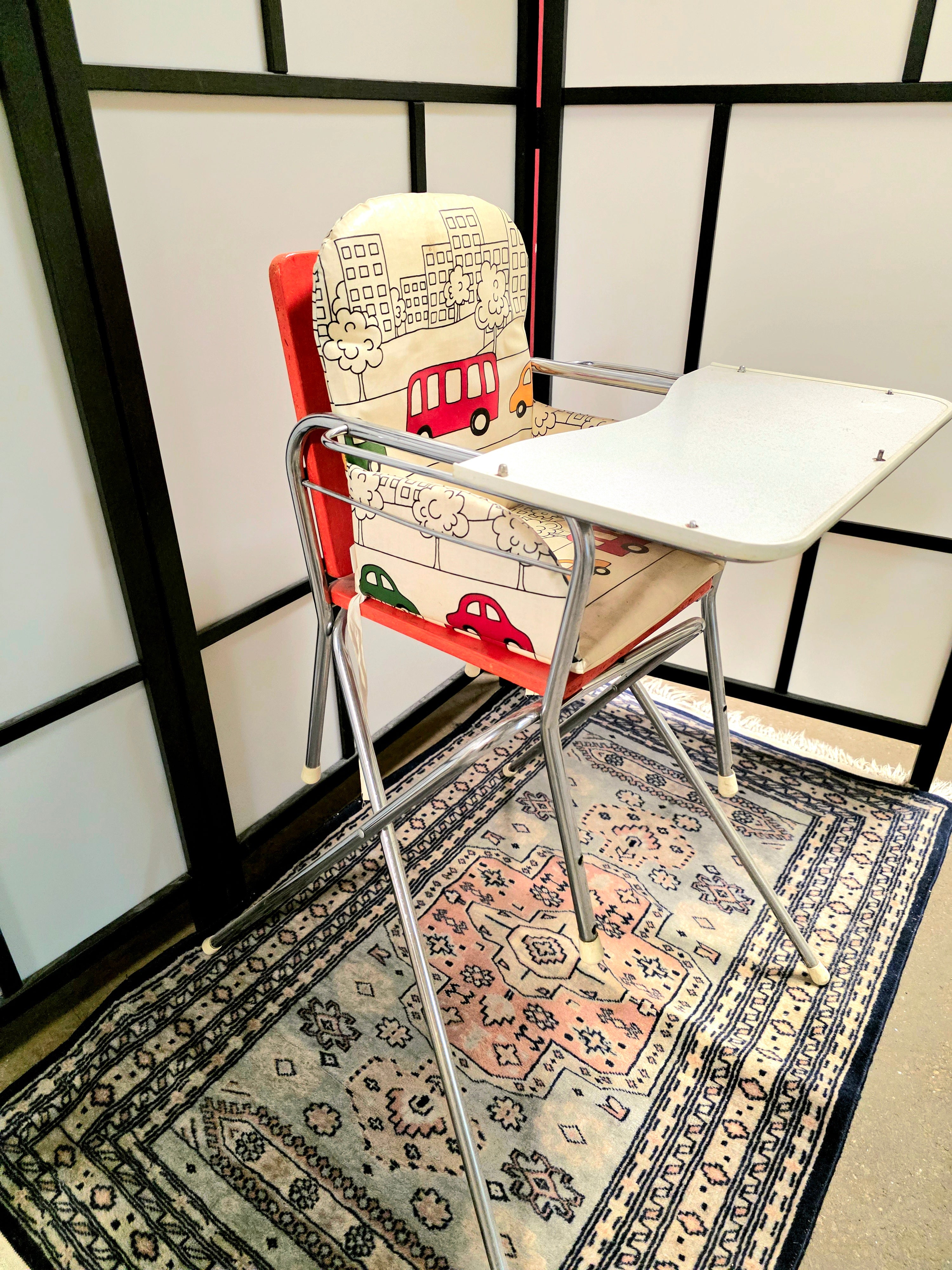 Vintage 60s / 70s Children High Chair